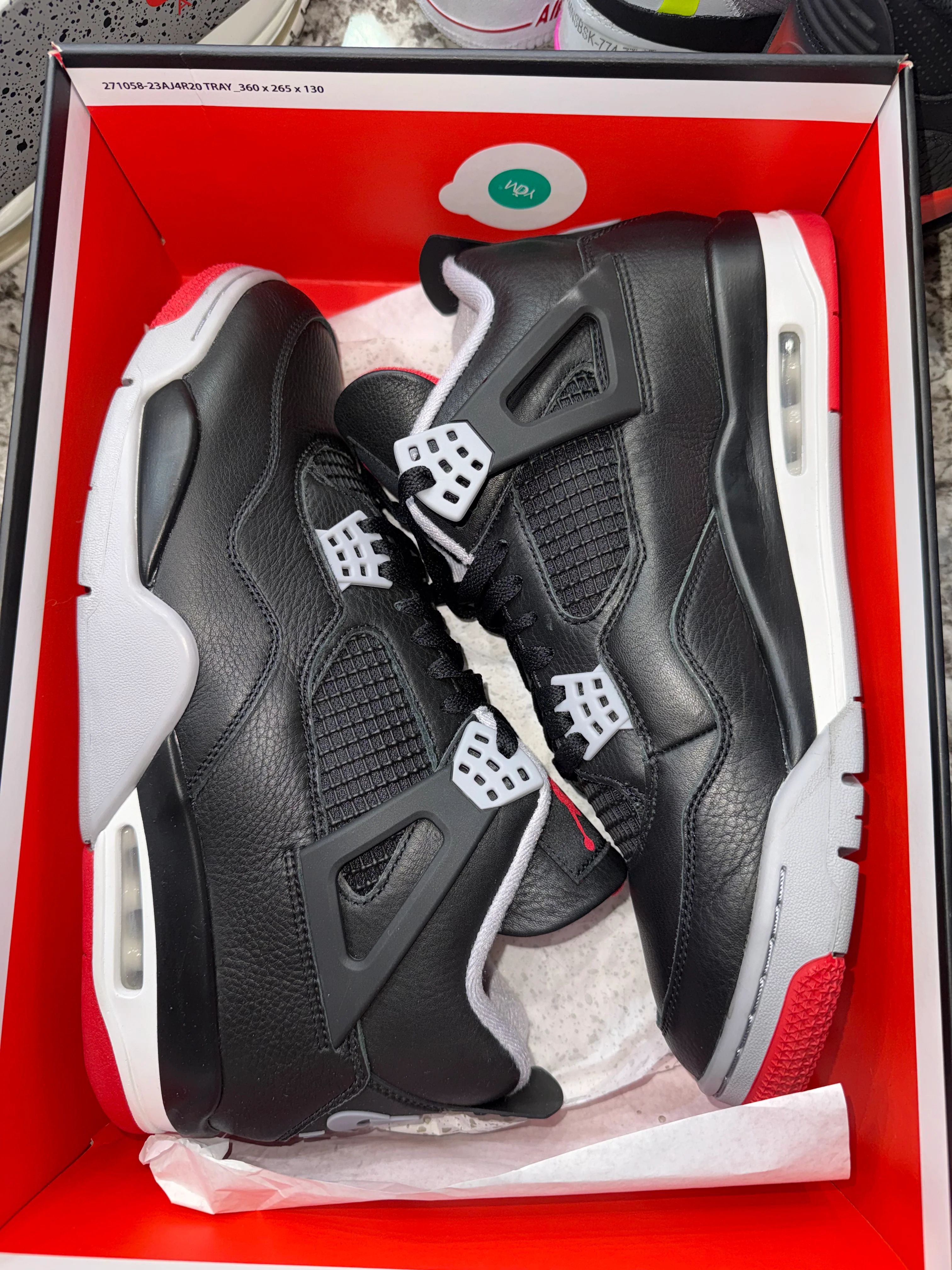 Jordan 4 Retro Bred Reimagined - Image 6