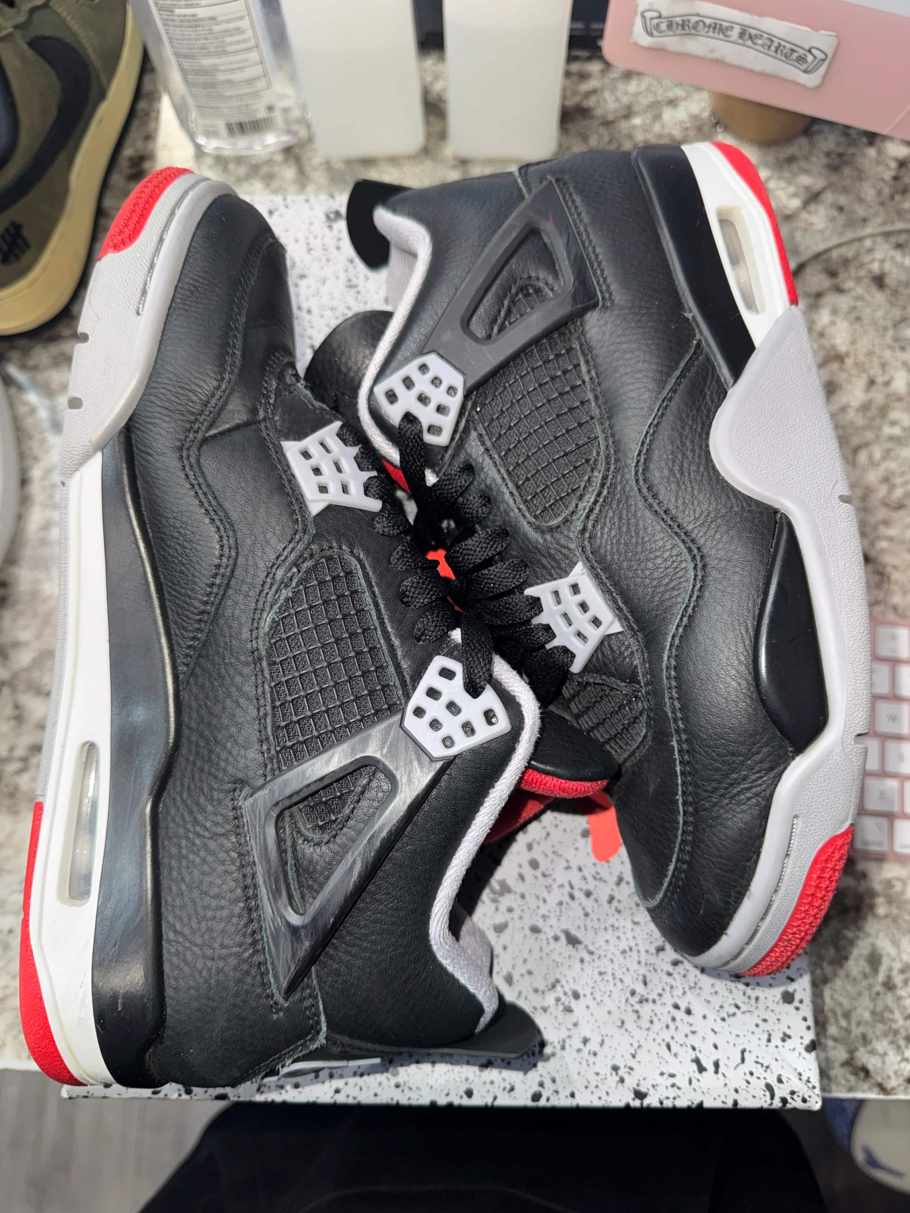 Jordan 4 Retro Bred Reimagined - Image 4