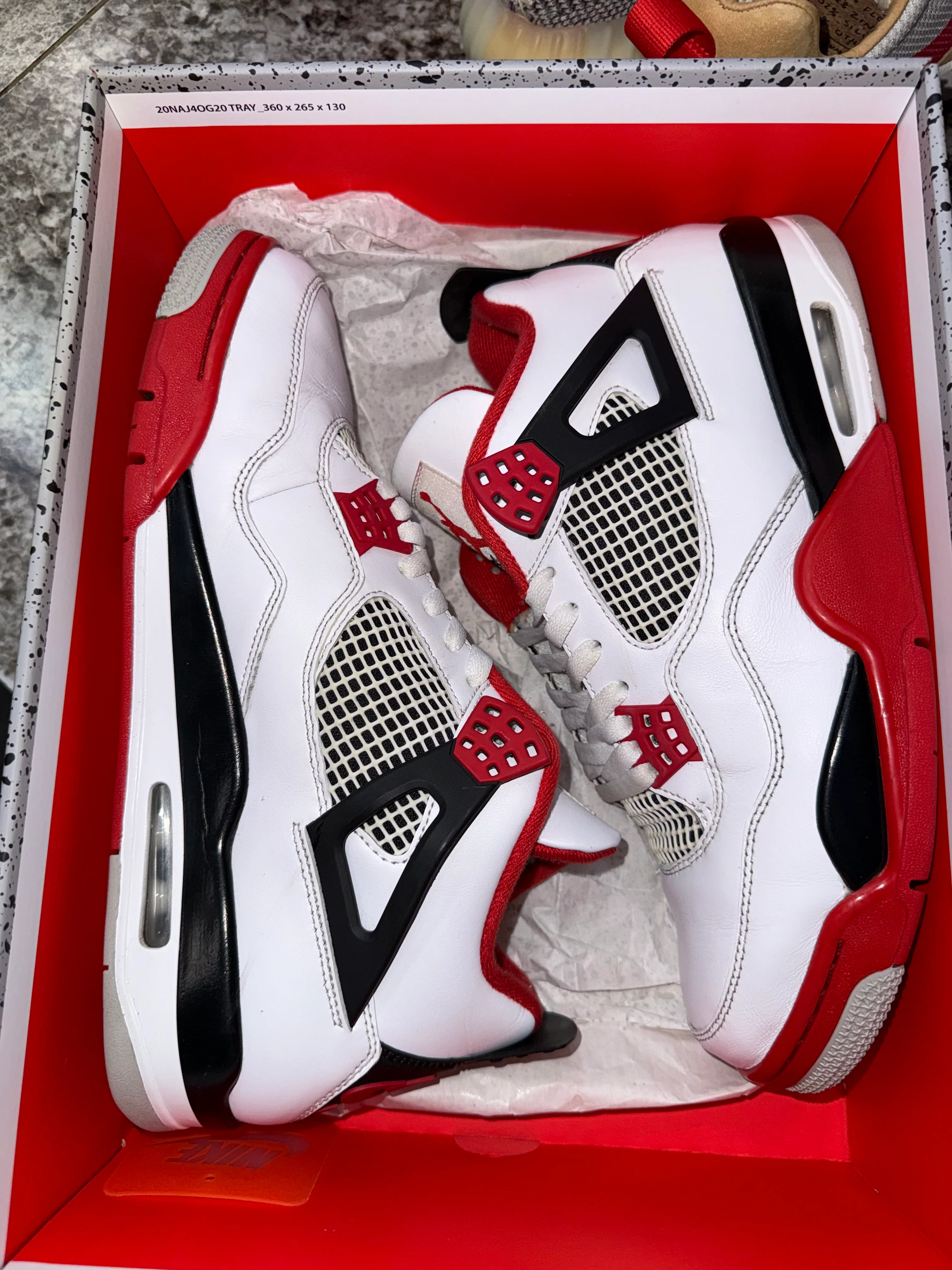 Jordan 4 Retro Fire Red (2020) - Image 6