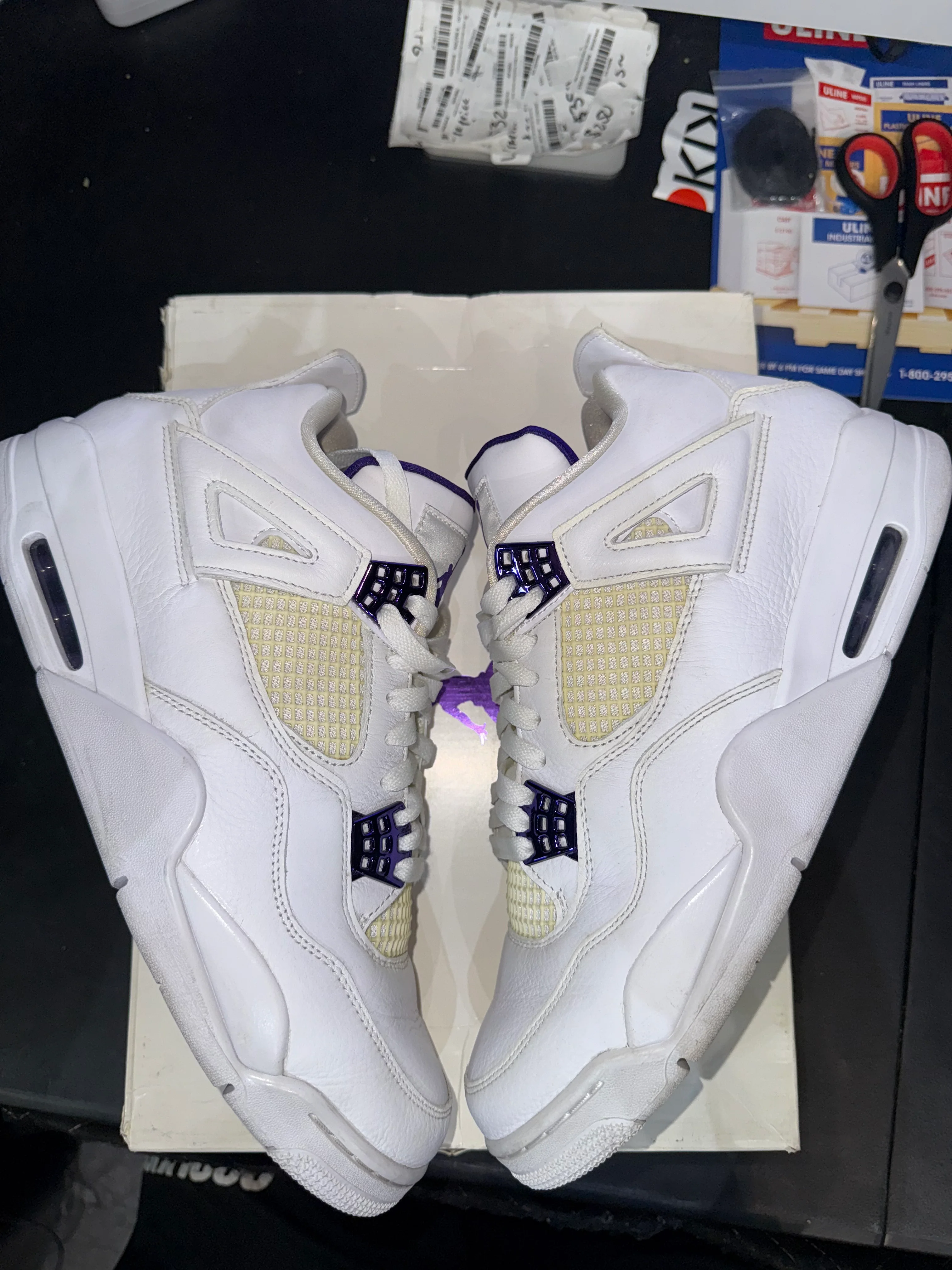 Jordan 4 Retro Metallic Purple - Image 3