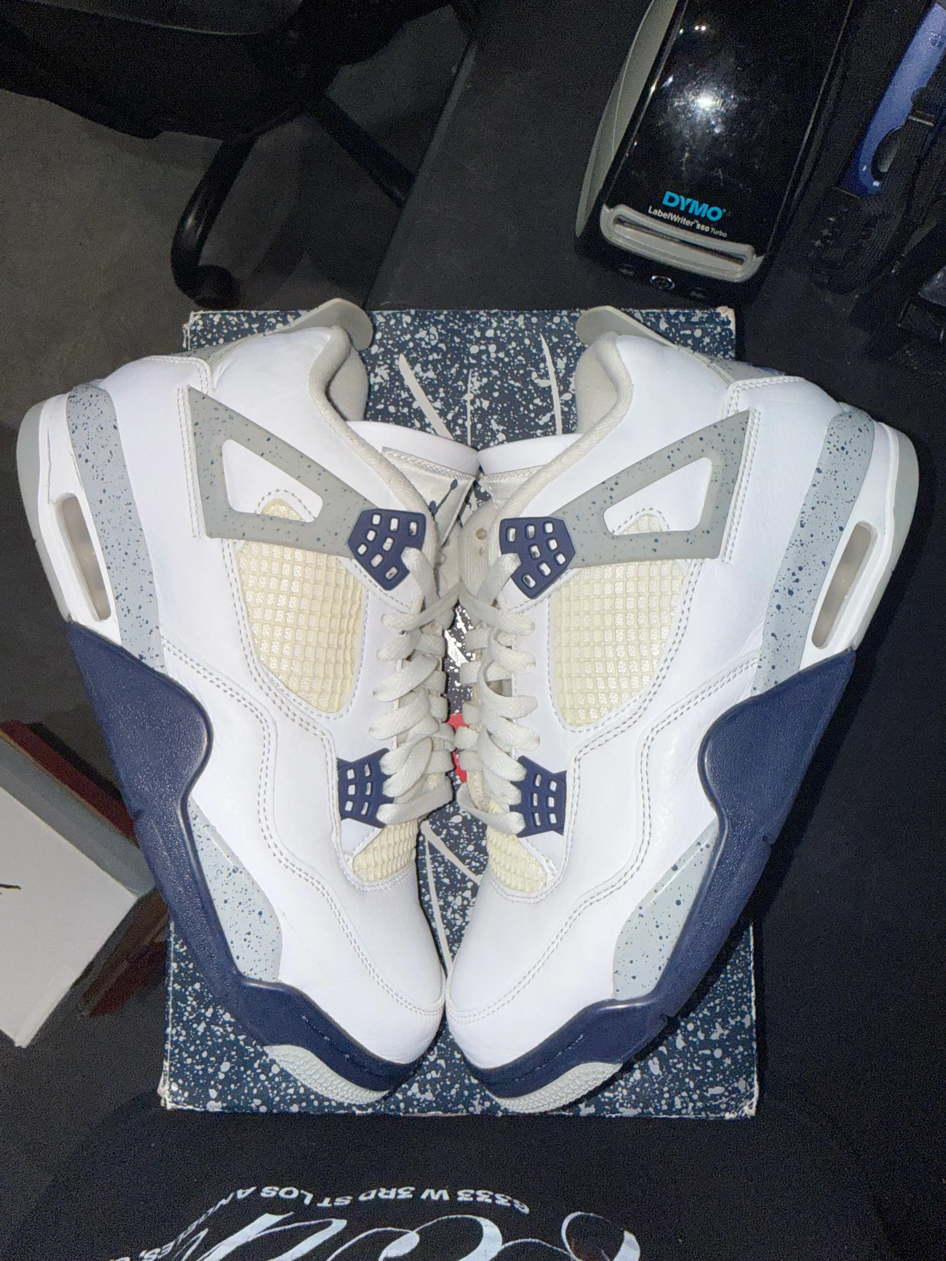 Jordan 4 Retro Midnight Navy - Image 3