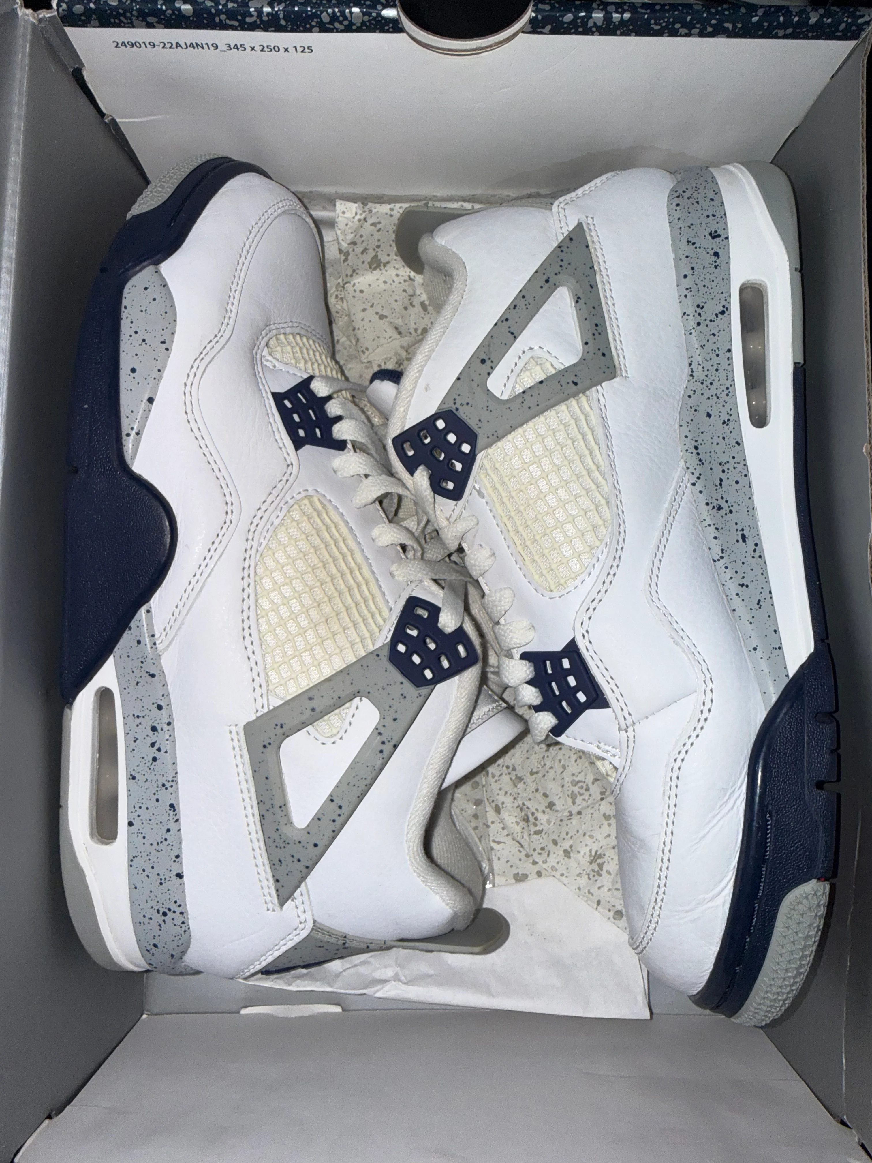 Jordan 4 Retro Midnight Navy - Image 6