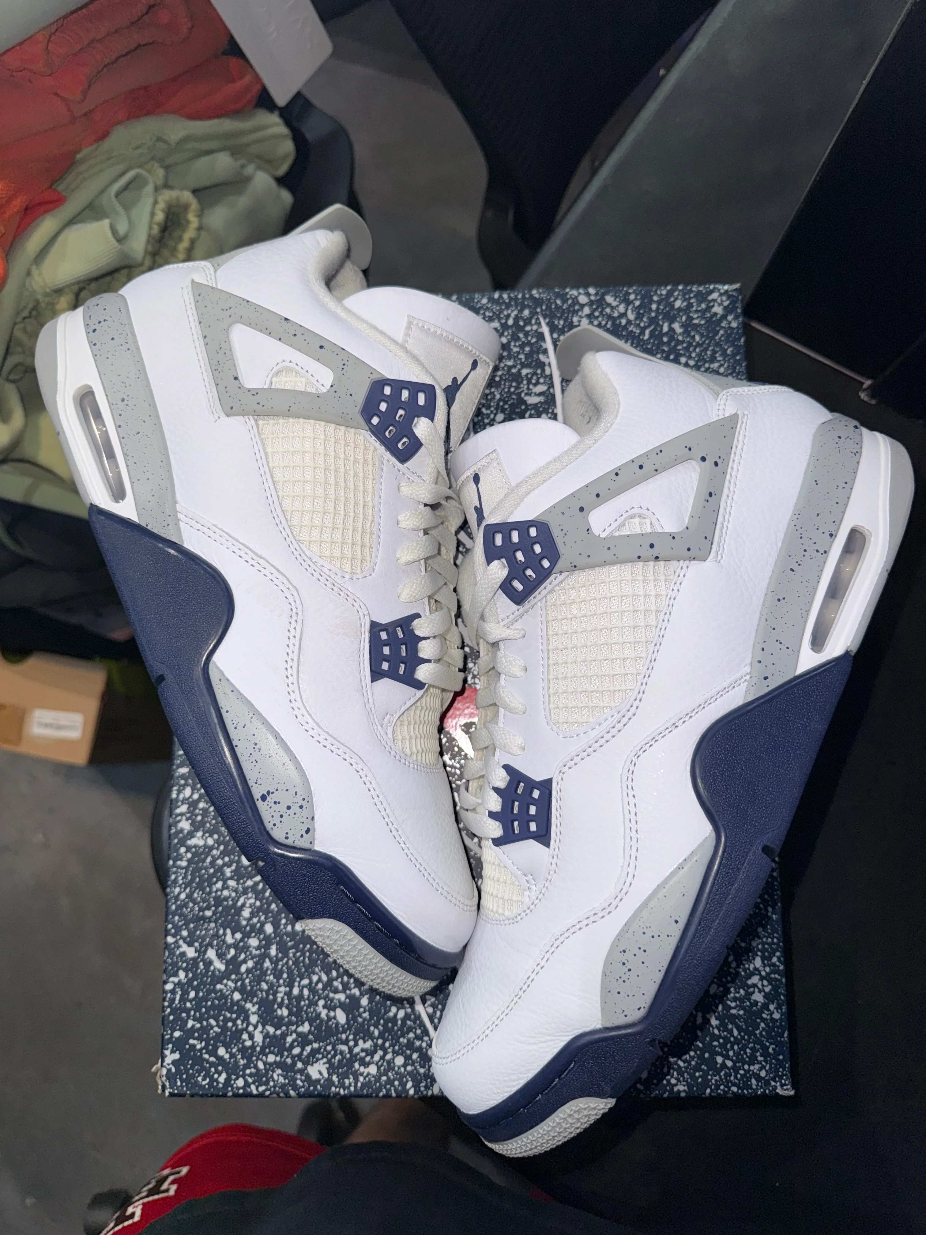 Jordan 4 Retro Midnight Navy - Image 2