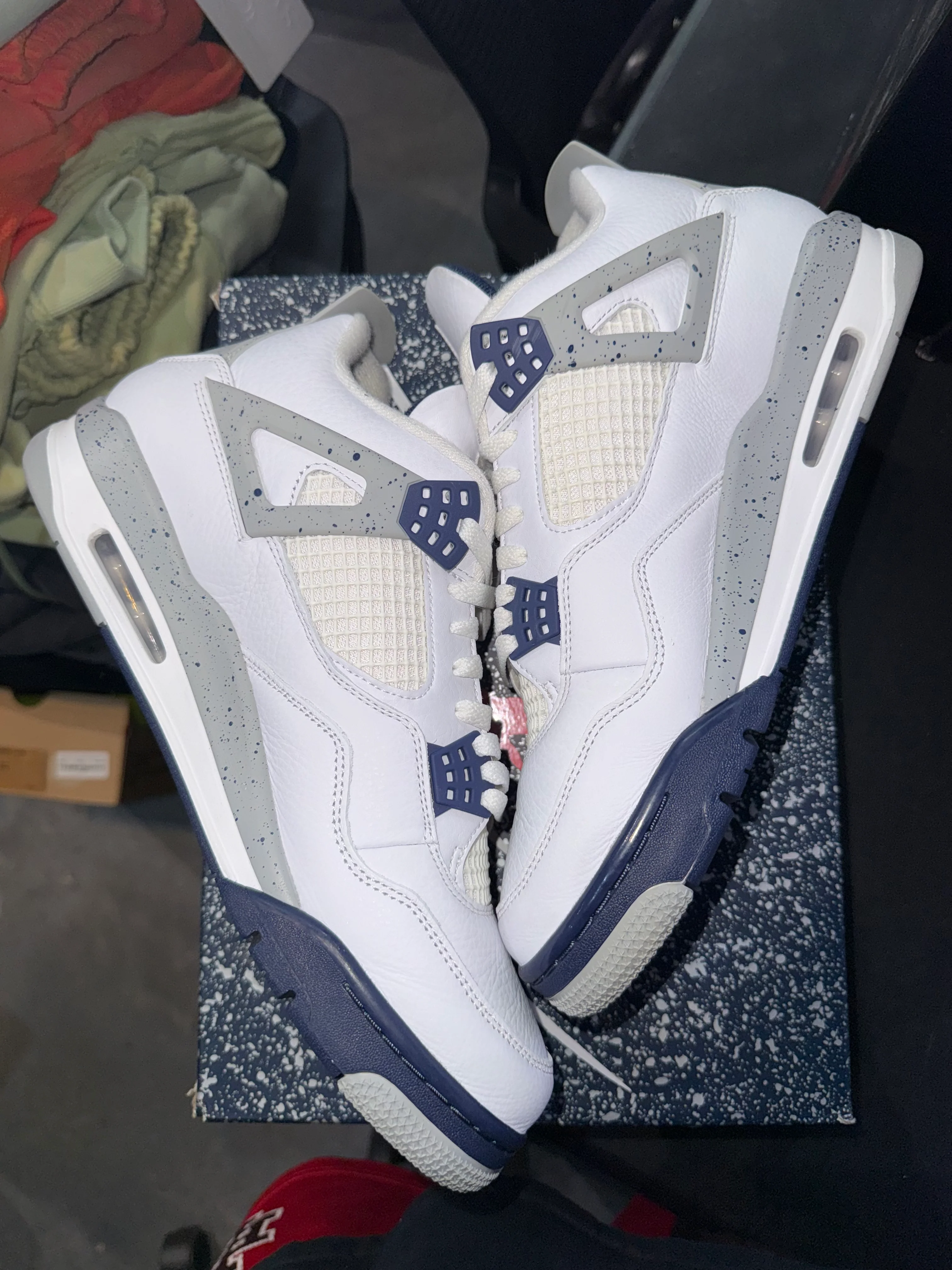Jordan 4 Retro Midnight Navy - Image 3