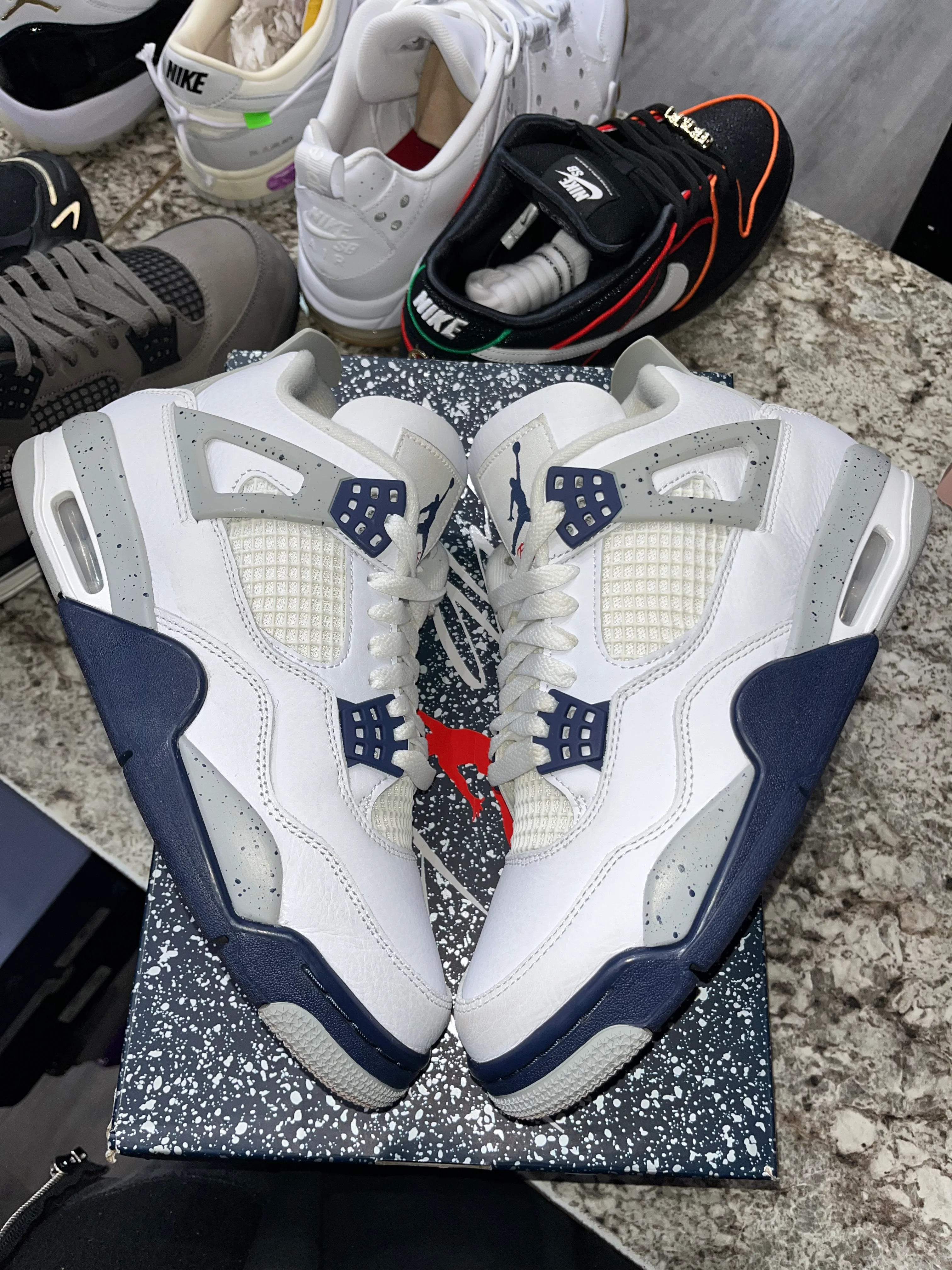Jordan 4 Retro Midnight Navy - Image 2