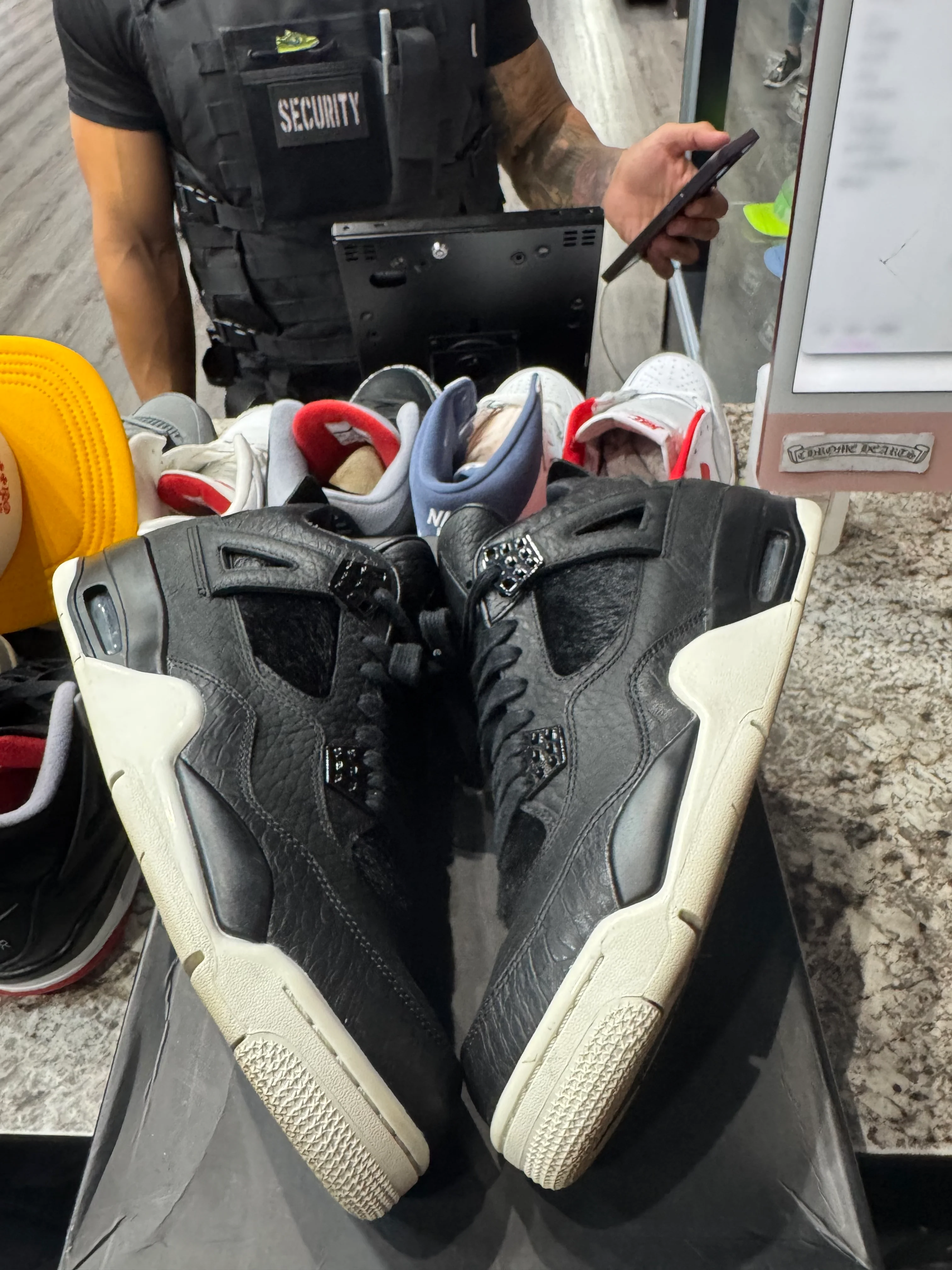 Jordan 4 Retro Pony Hair Black - Image 2
