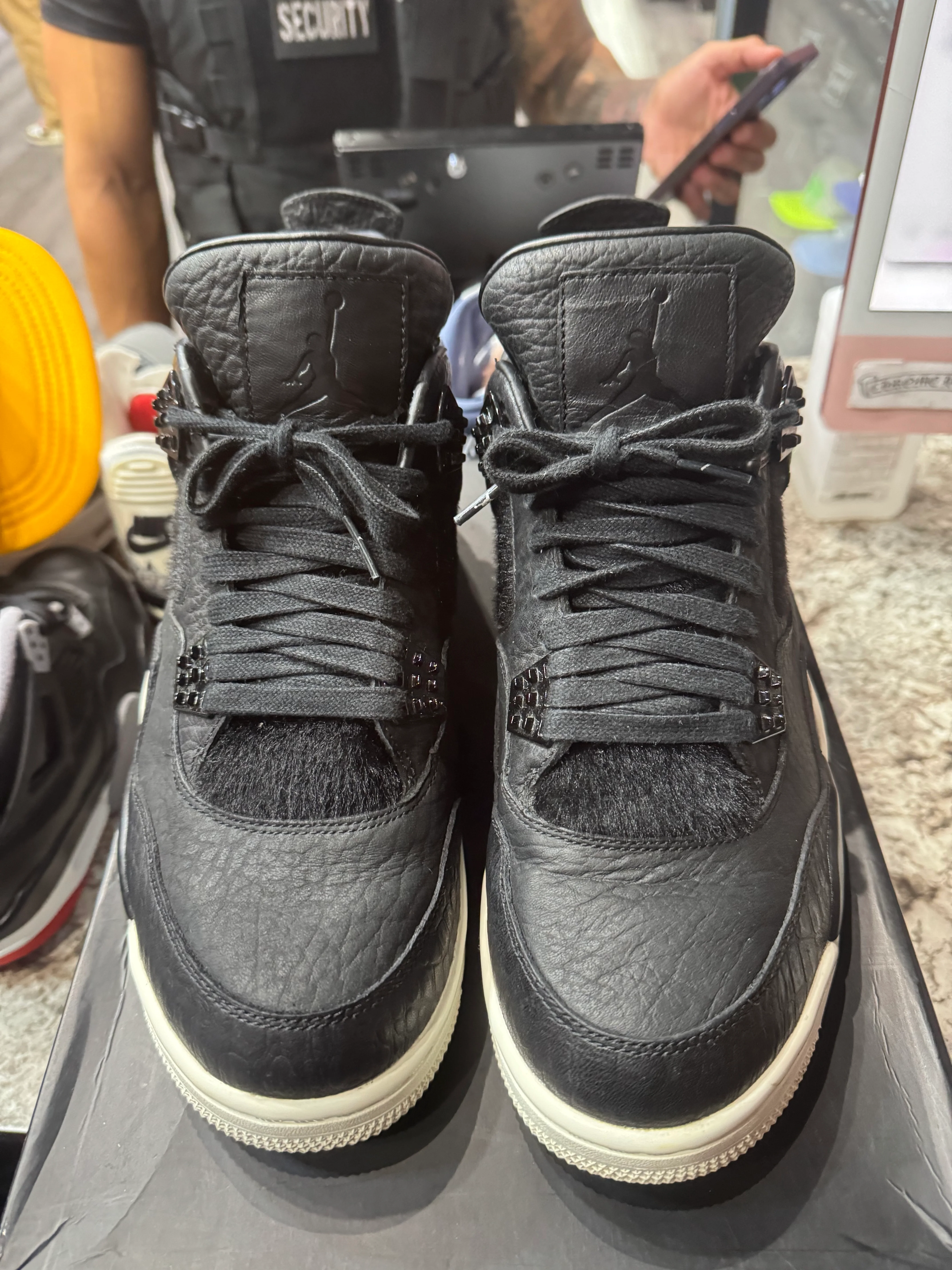 Jordan 4 Retro Pony Hair Black - Image 4