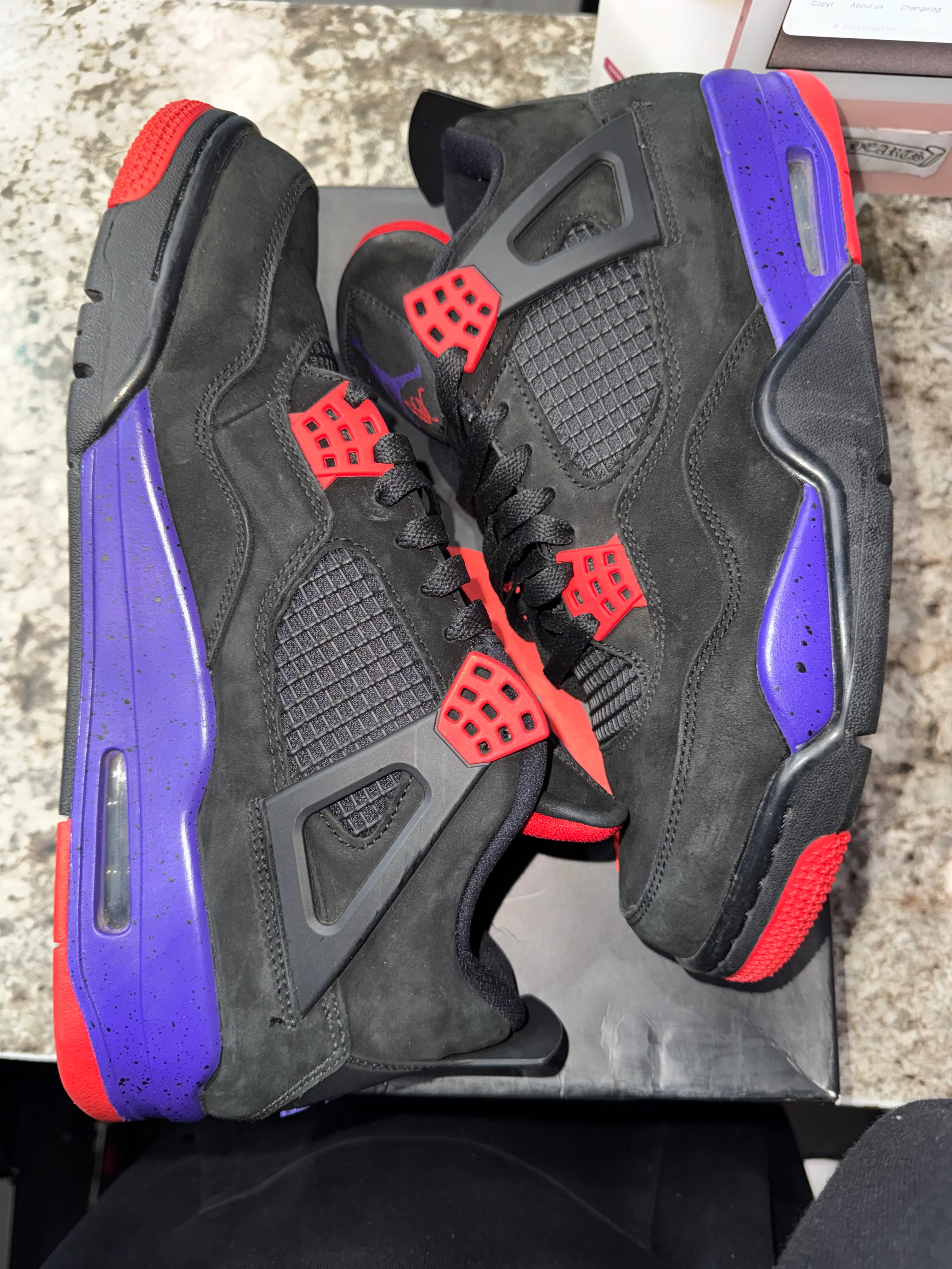 Jordan 4 Retro Raptors Drake OVO (2019) - Image 3