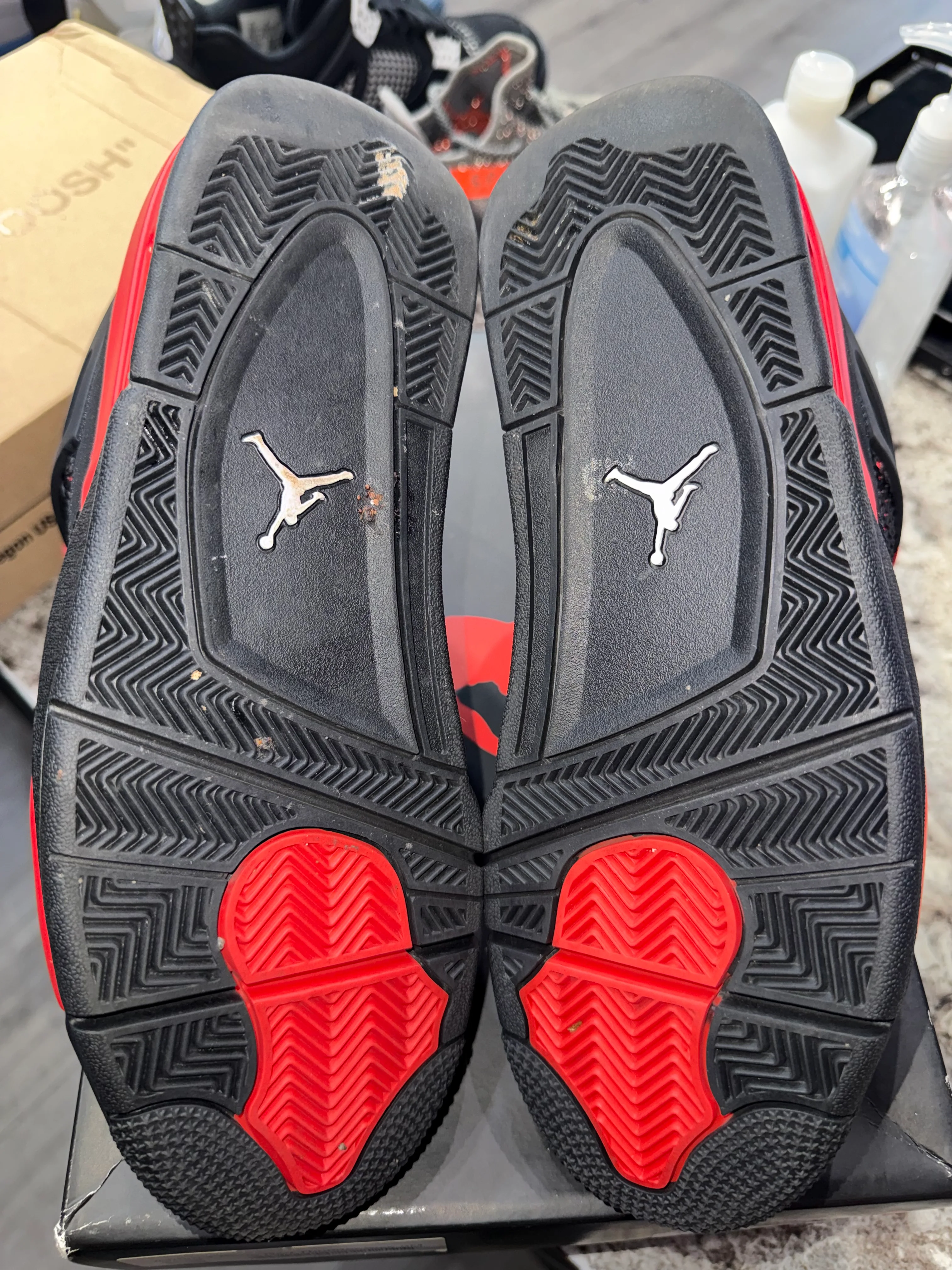 Jordan 4 Retro Red Thunder (DAMAGED BOX) - Image 5