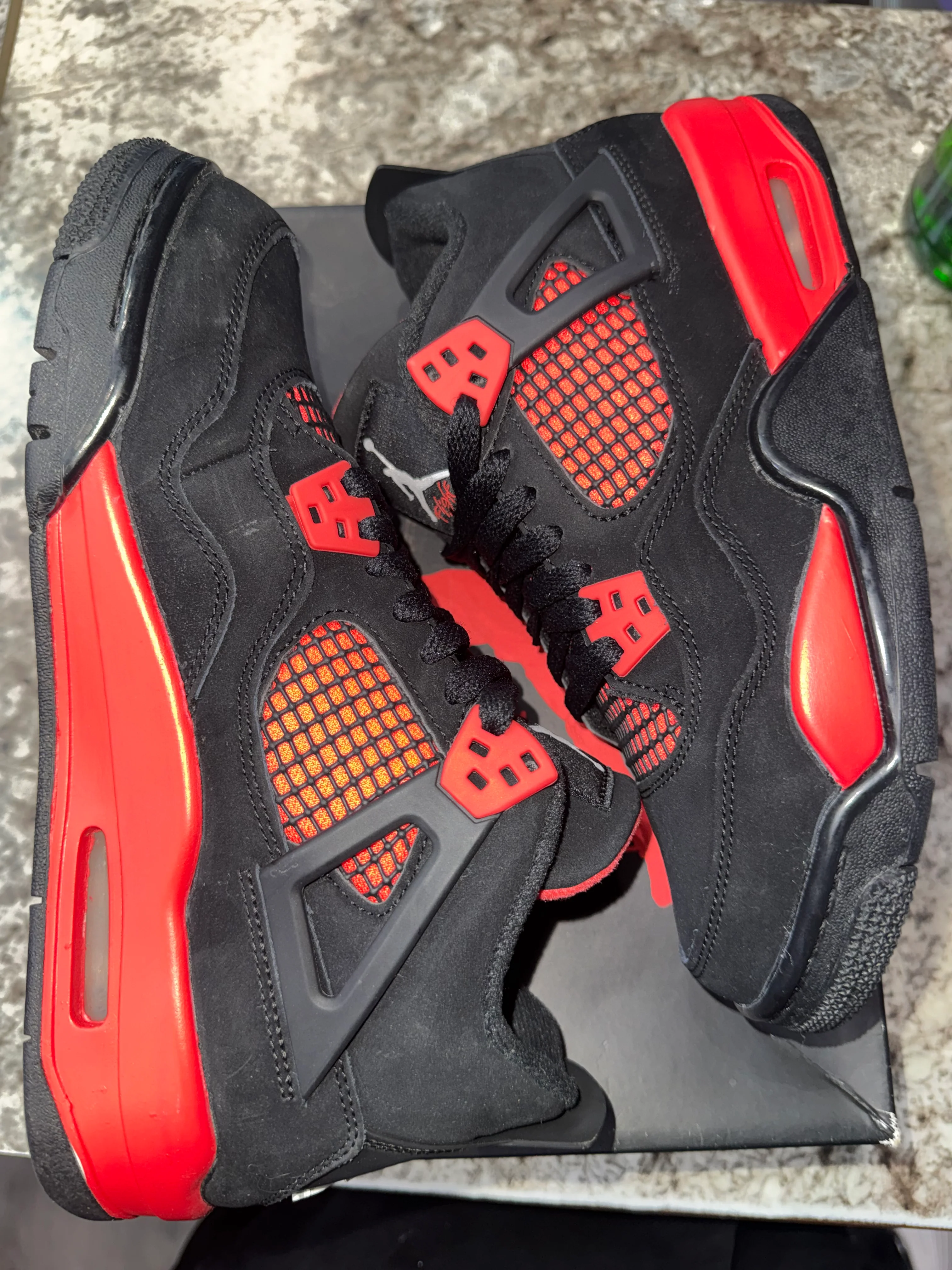 Jordan 4 Retro Red Thunder (GS) - Image 3