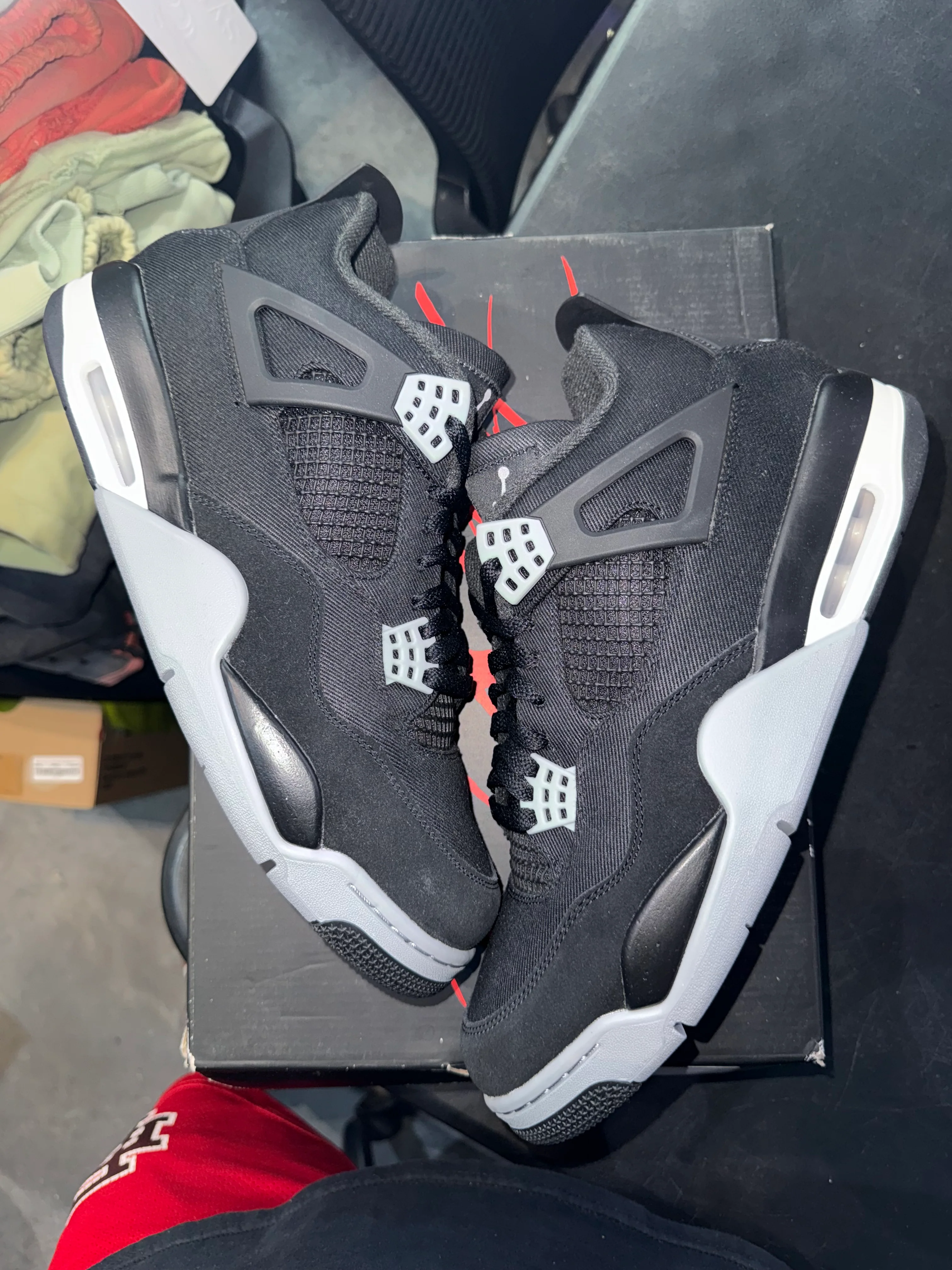 Jordan 4 Retro SE Black Canvas - Image 2