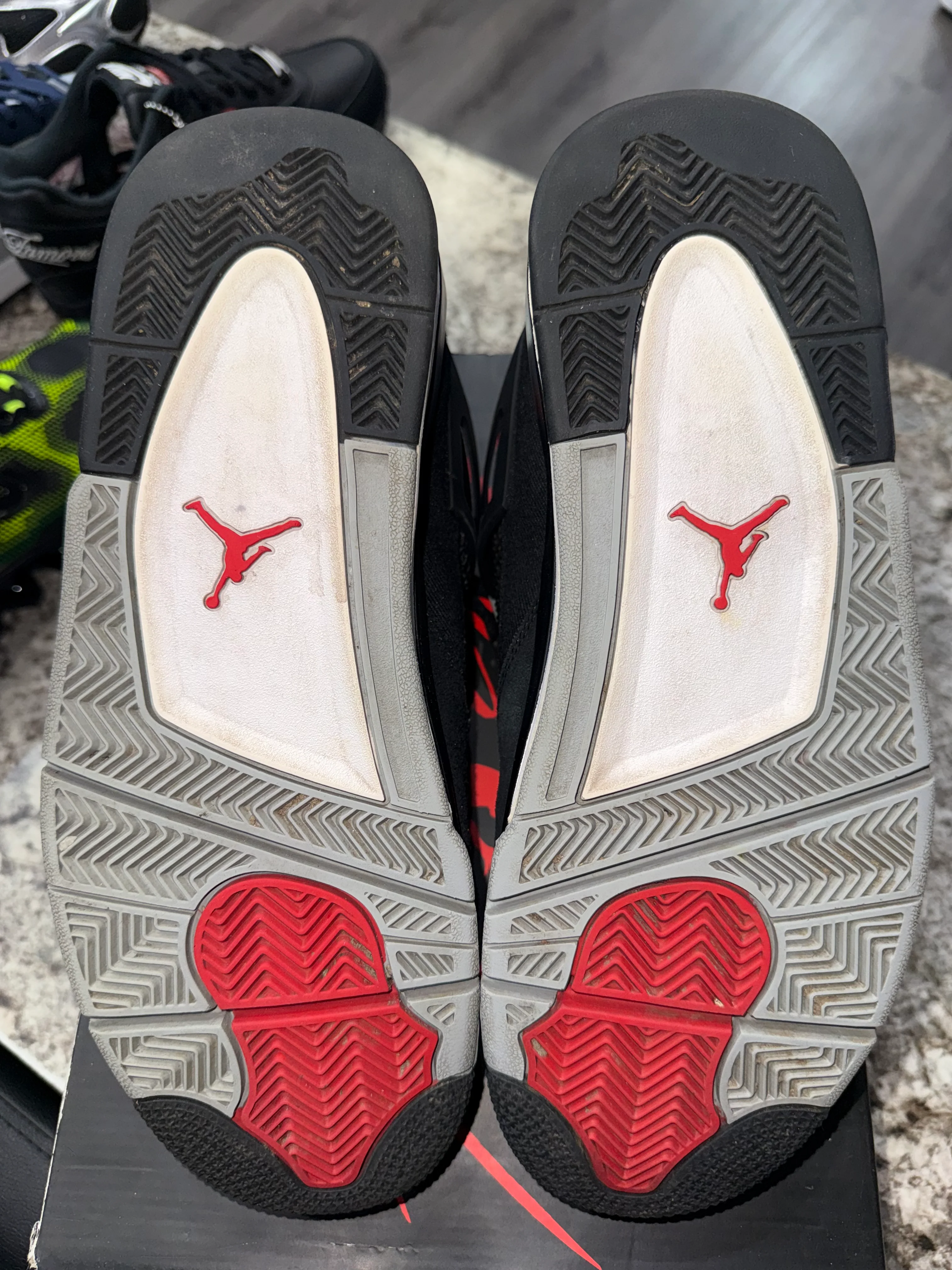 Jordan 4 Retro SE Black Canvas - Image 4