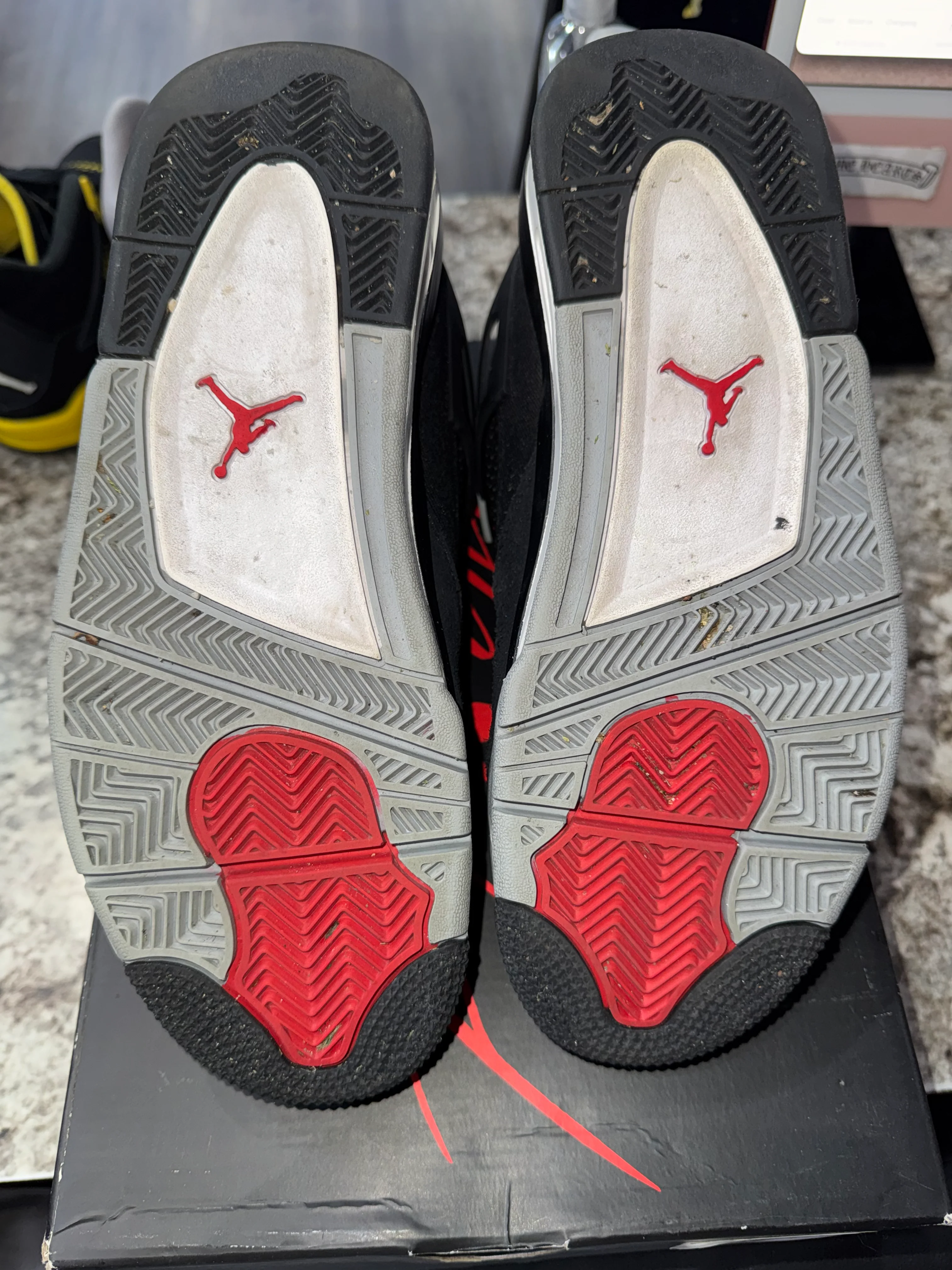 Jordan 4 Retro SE Black Canvas (DAMAGED BOX) - Image 5
