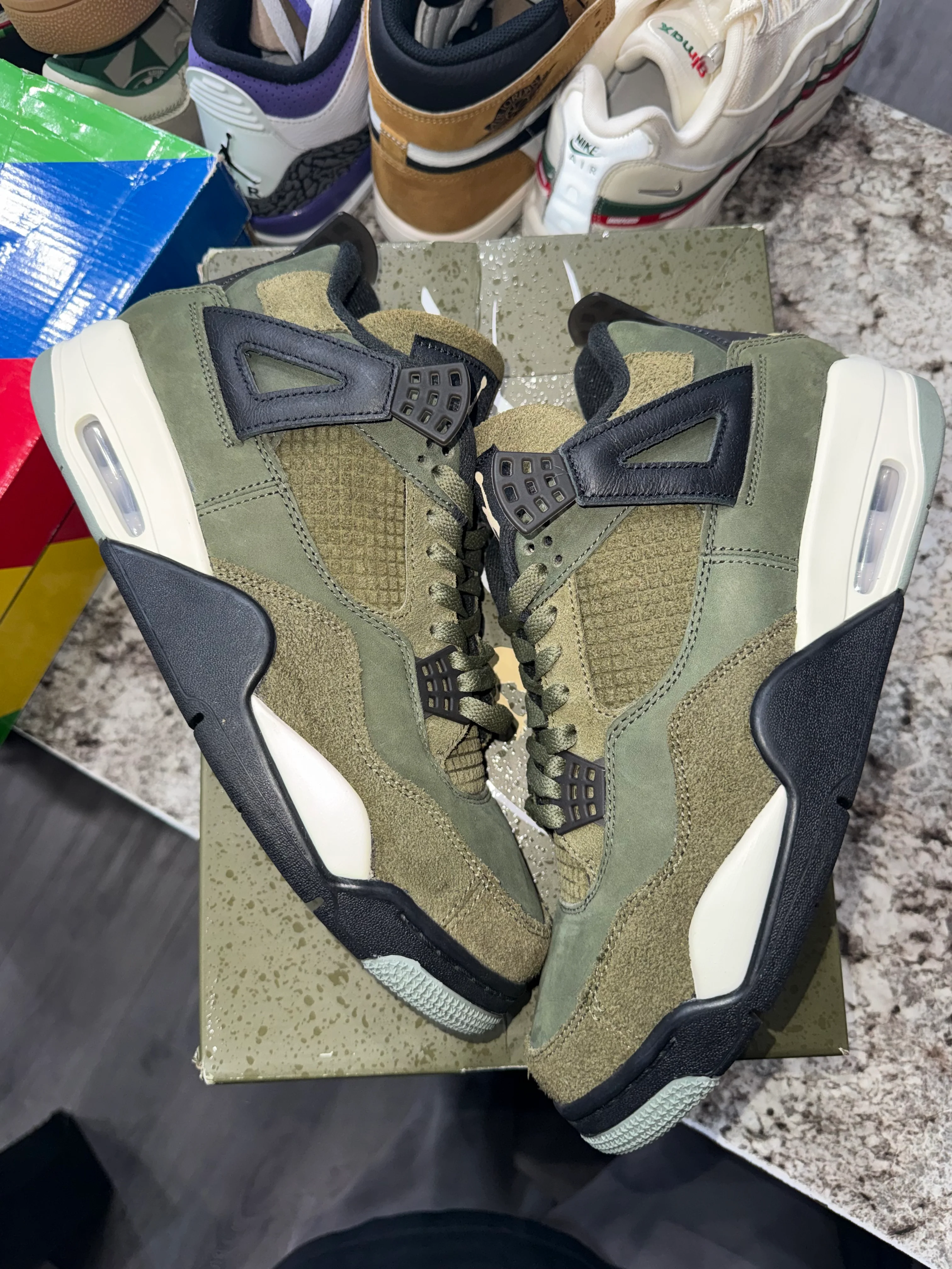 Jordan 4 Retro SE Craft Medium Olive - Image 3