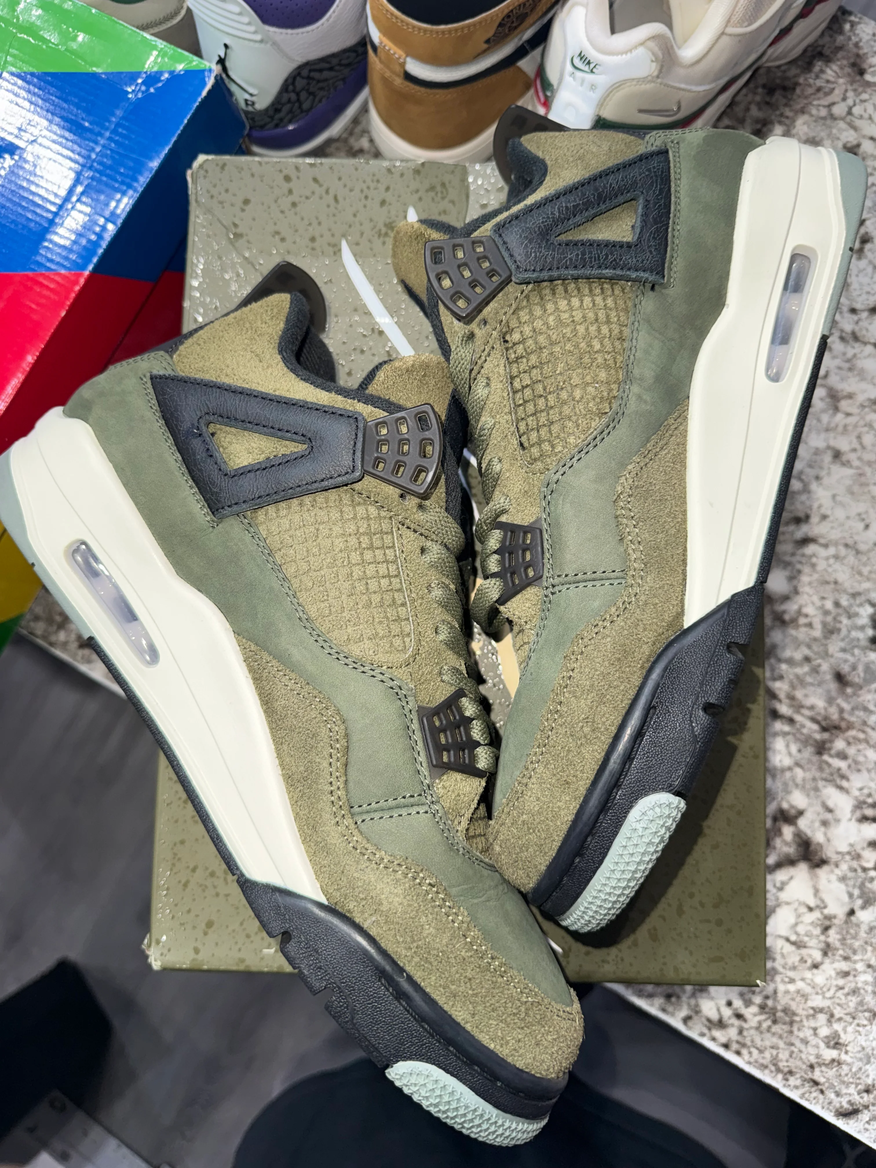Jordan 4 Retro SE Craft Medium Olive - Image 4