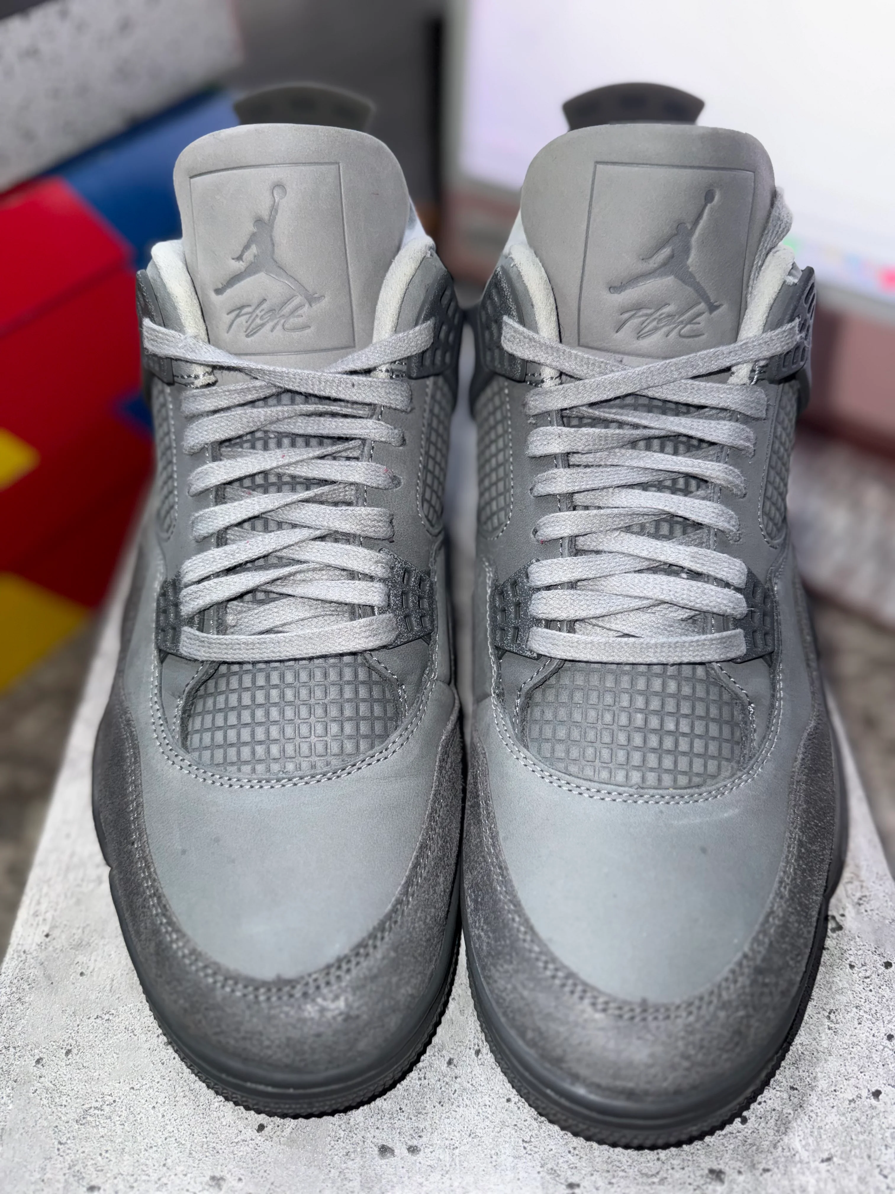 Jordan 4 Retro SE Paris Olympics Wet Cement - Image 2