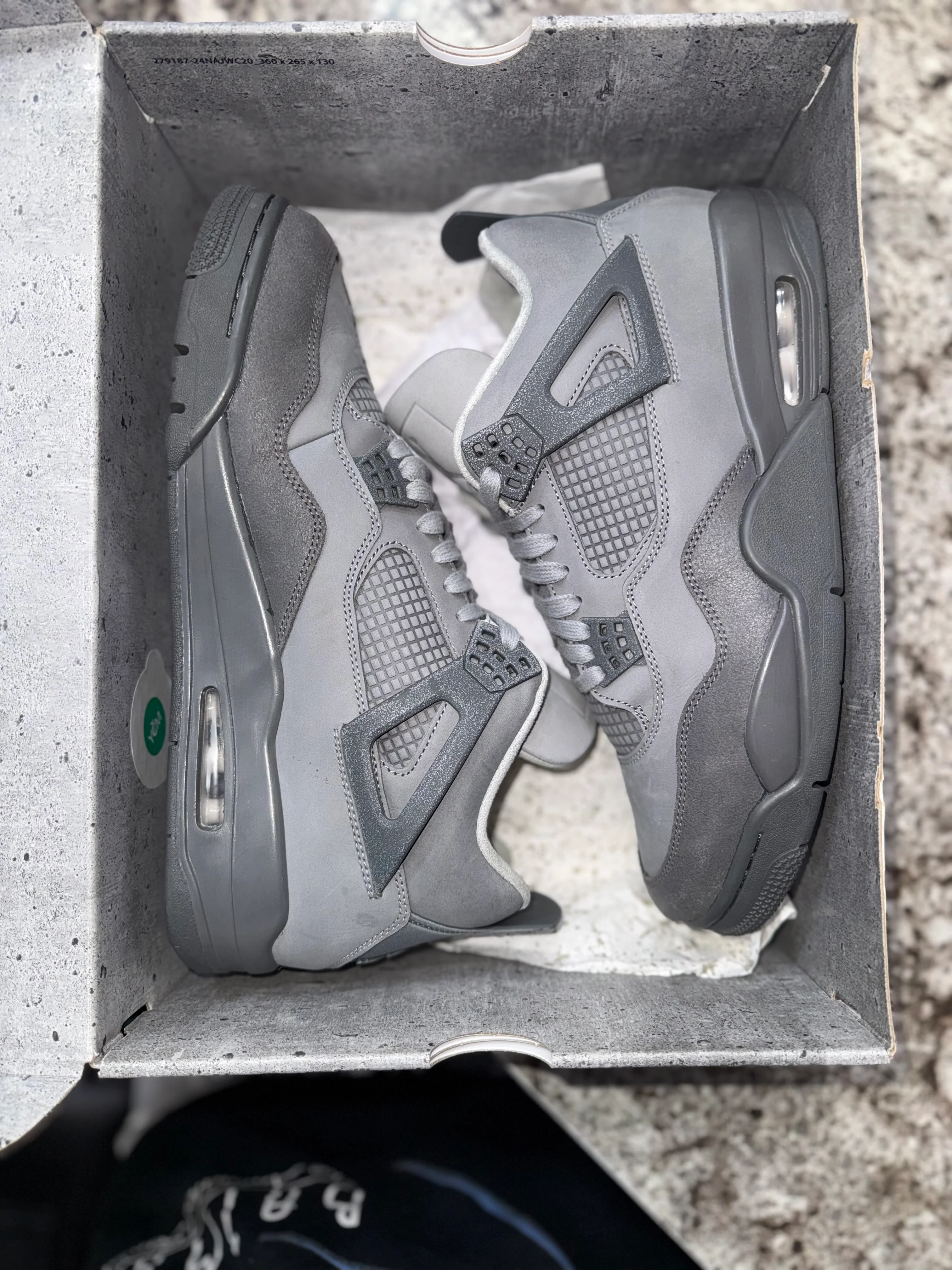 Jordan 4 Retro SE Paris Olympics Wet Cement - Image 6
