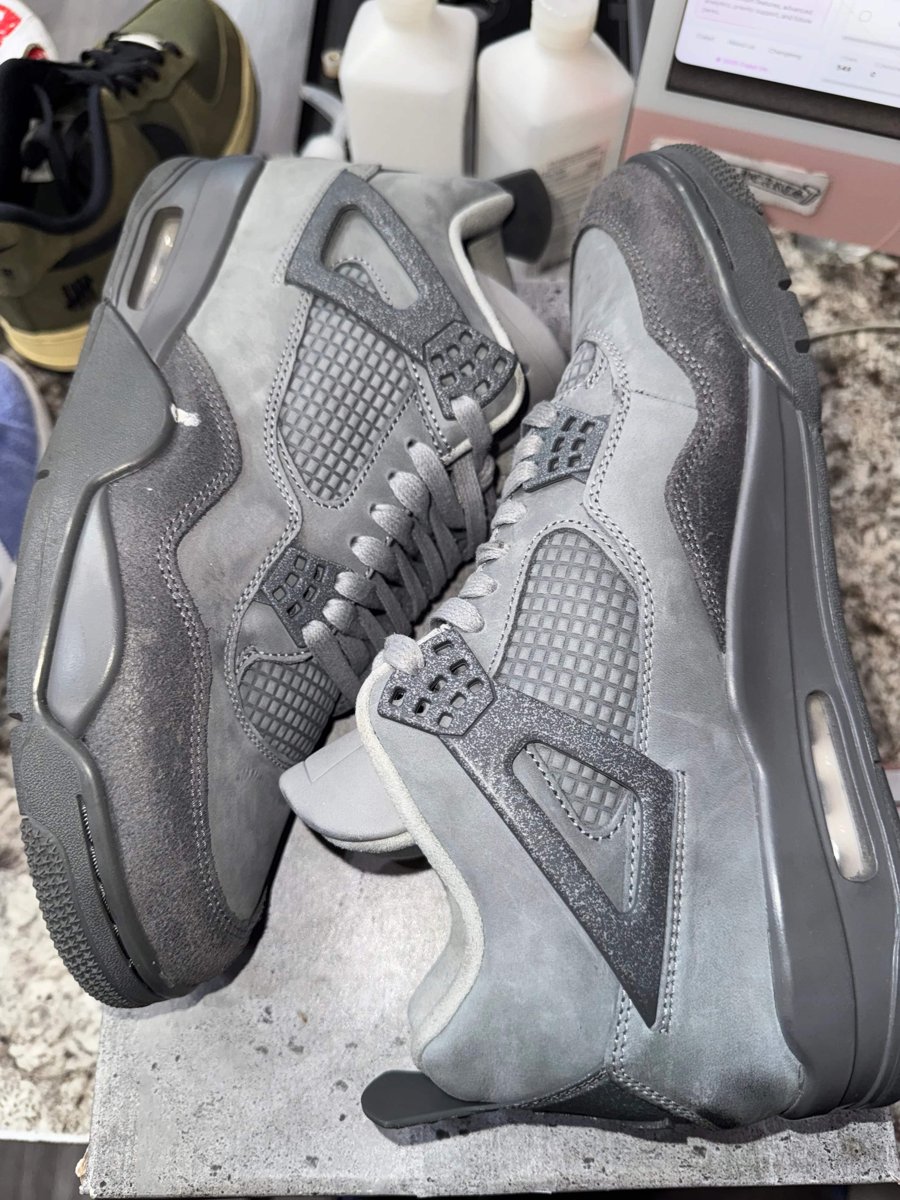 Jordan 4 Retro SE Paris Olympics Wet Cement - Image 2