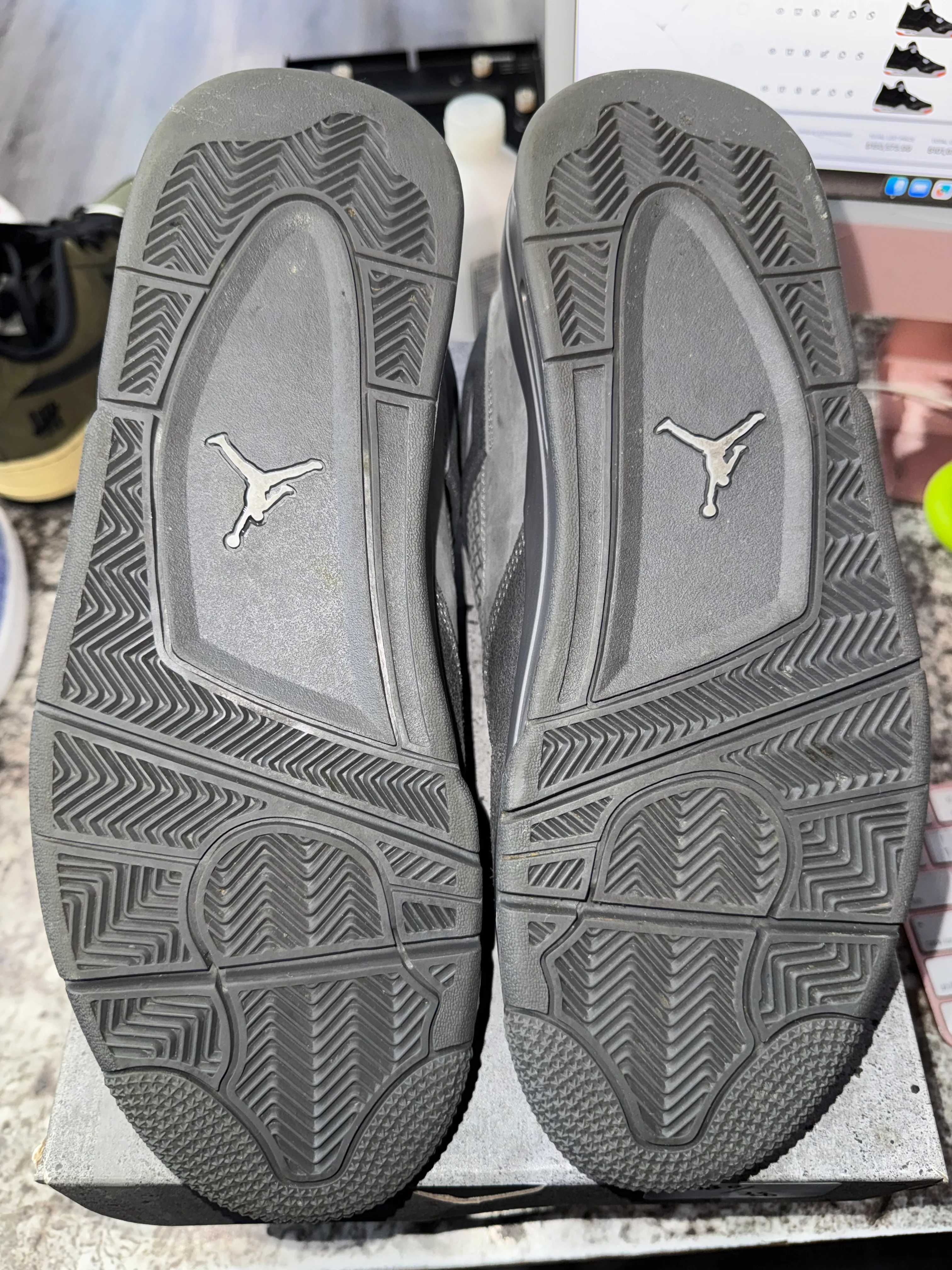 Jordan 4 Retro SE Paris Olympics Wet Cement - Image 4