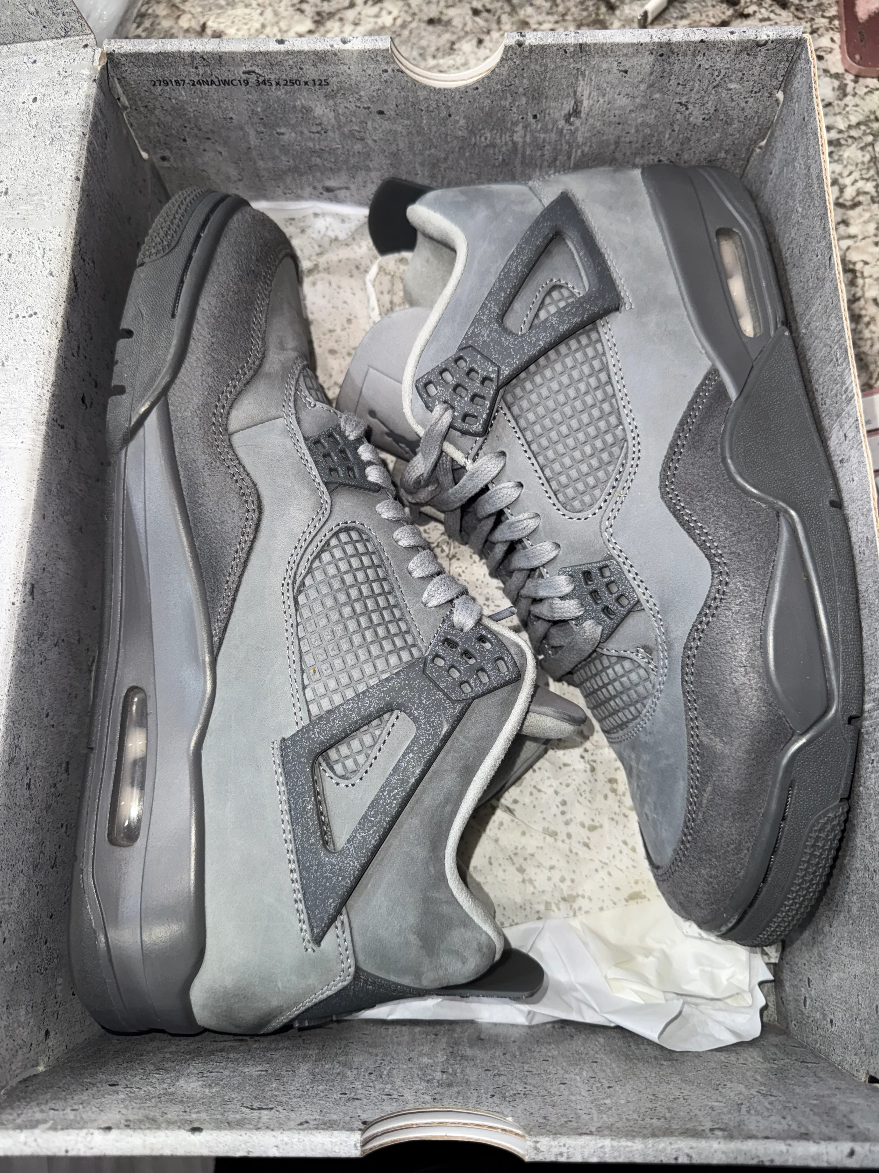 Jordan 4 Retro SE Paris Olympics Wet Cement - Image 5