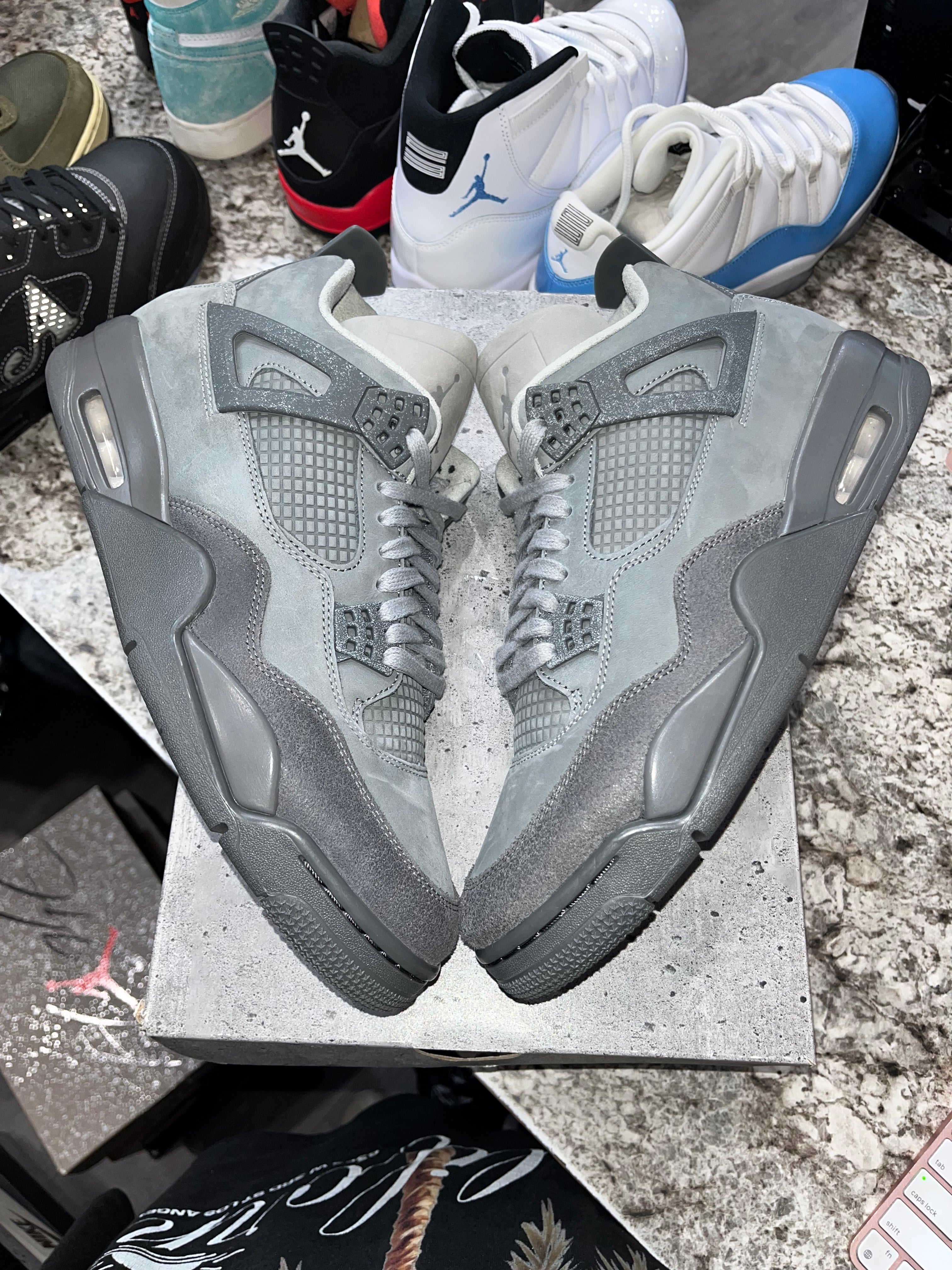 Jordan 4 Retro SE Paris Olympics Wet Cement - Image 2