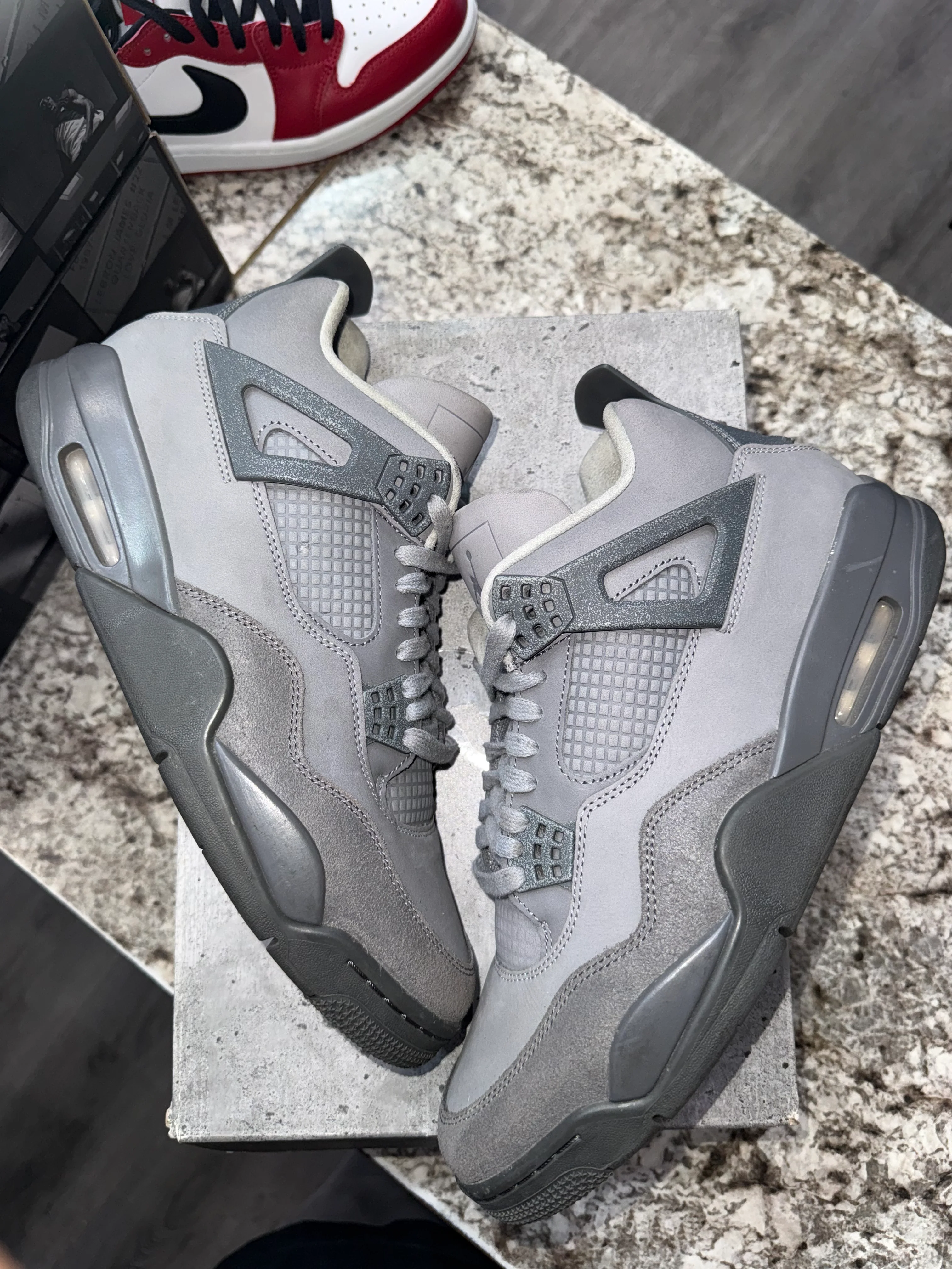 Jordan 4 Retro SE Paris Olympics Wet Cement - Image 2