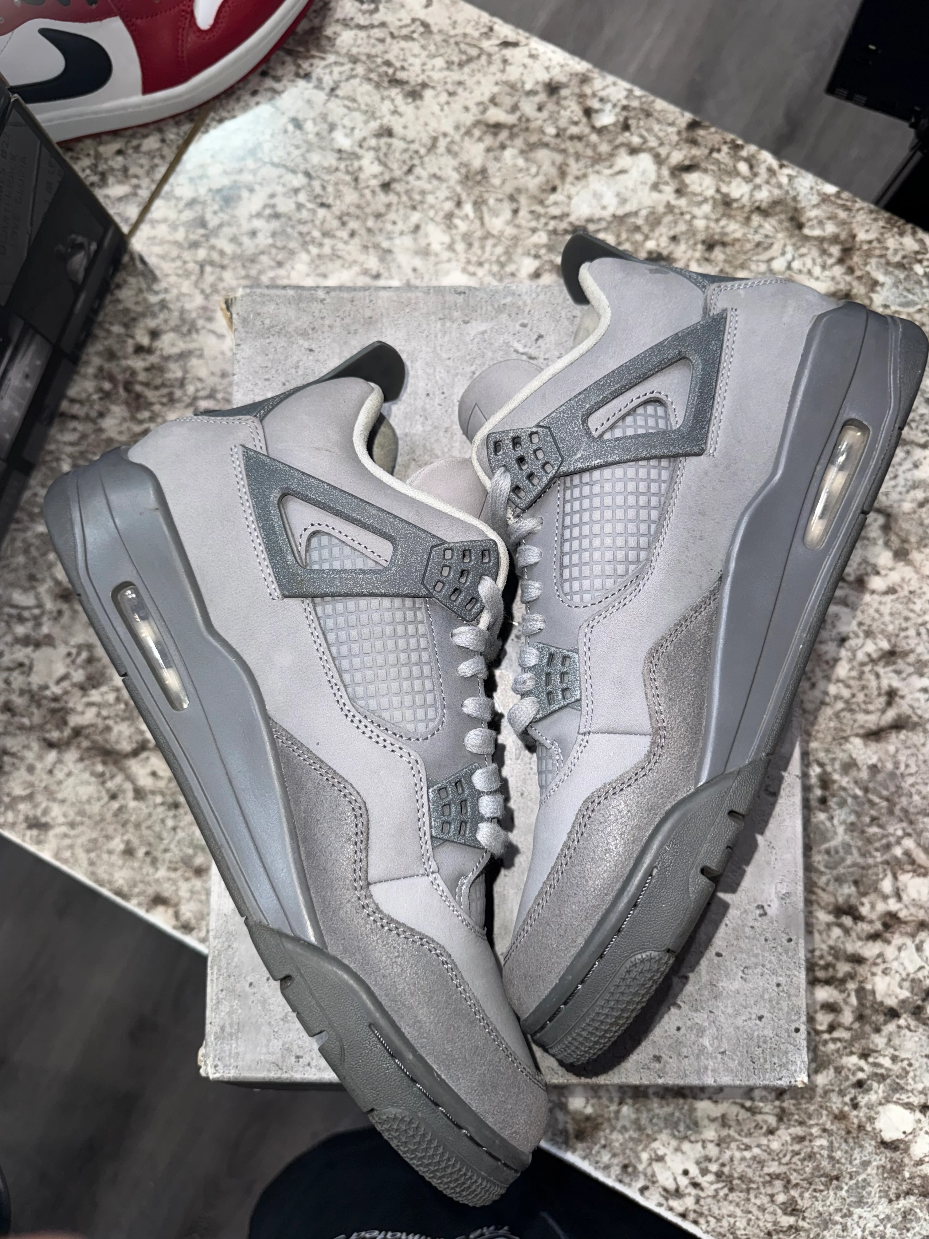 Jordan 4 Retro SE Paris Olympics Wet Cement - Image 3