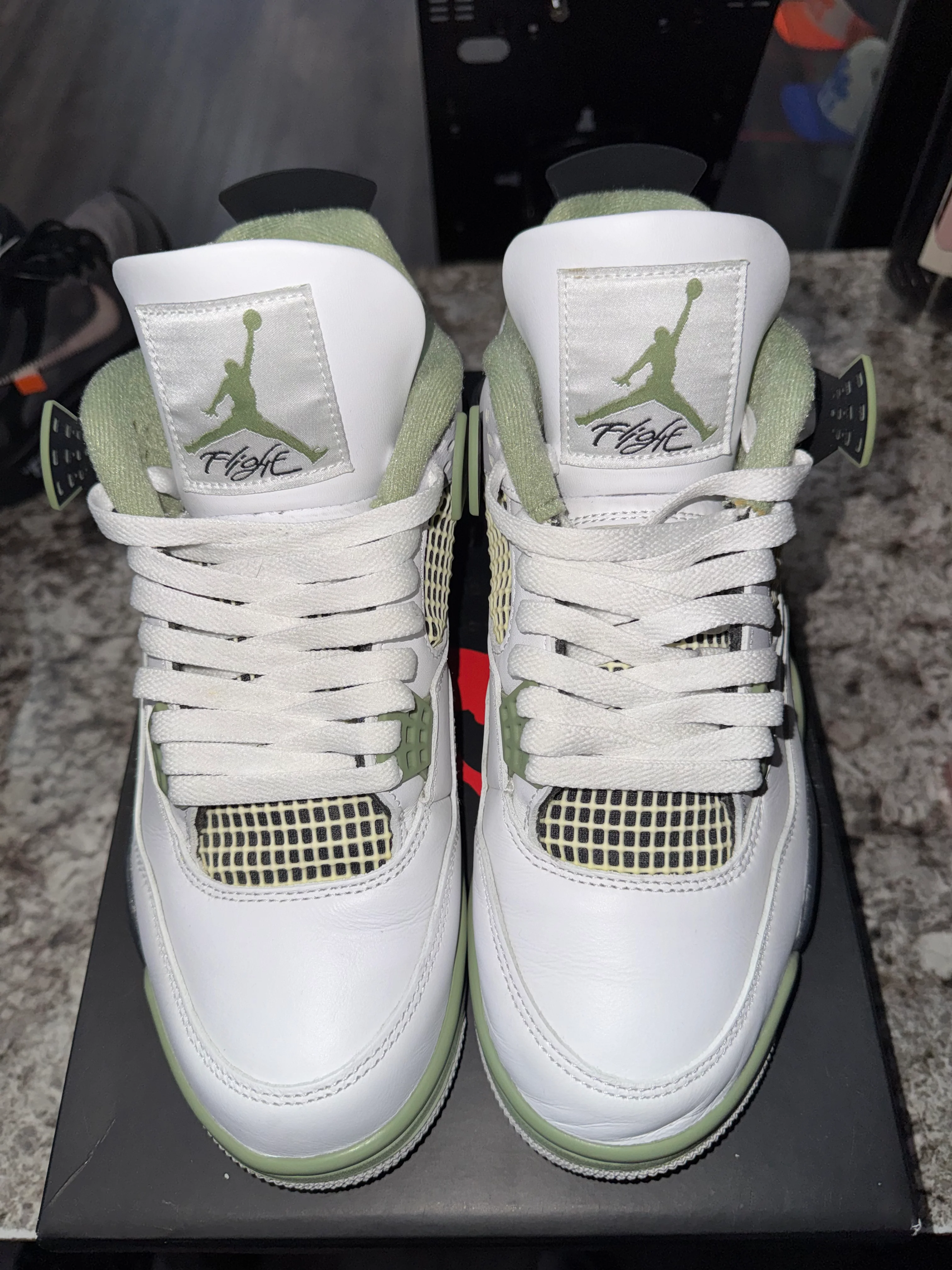 Jordan 4 Retro Seafoam (Women's) - Image 4