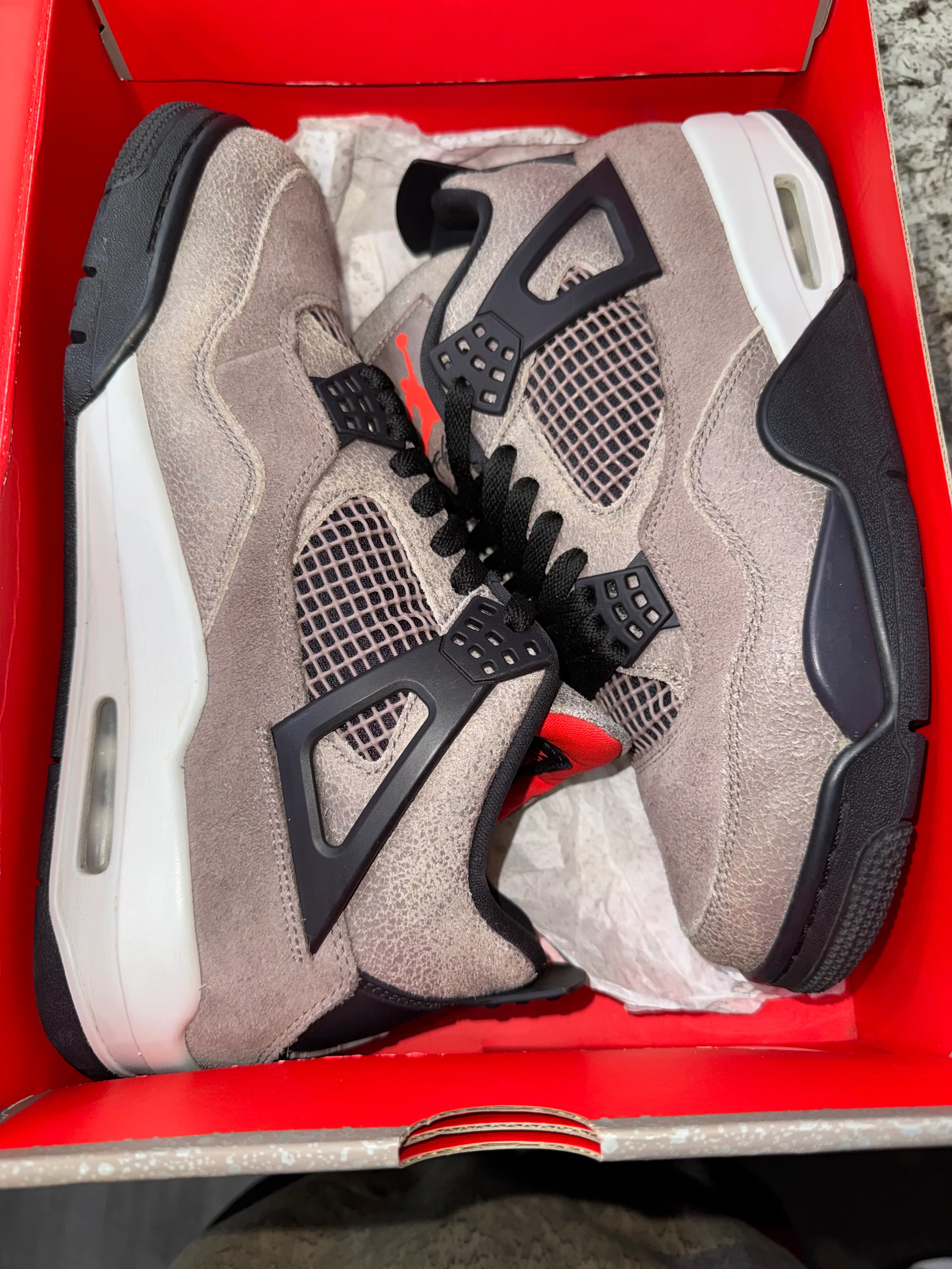 Jordan 4 Retro Taupe Haze (DAMAGED BOX) - Image 6