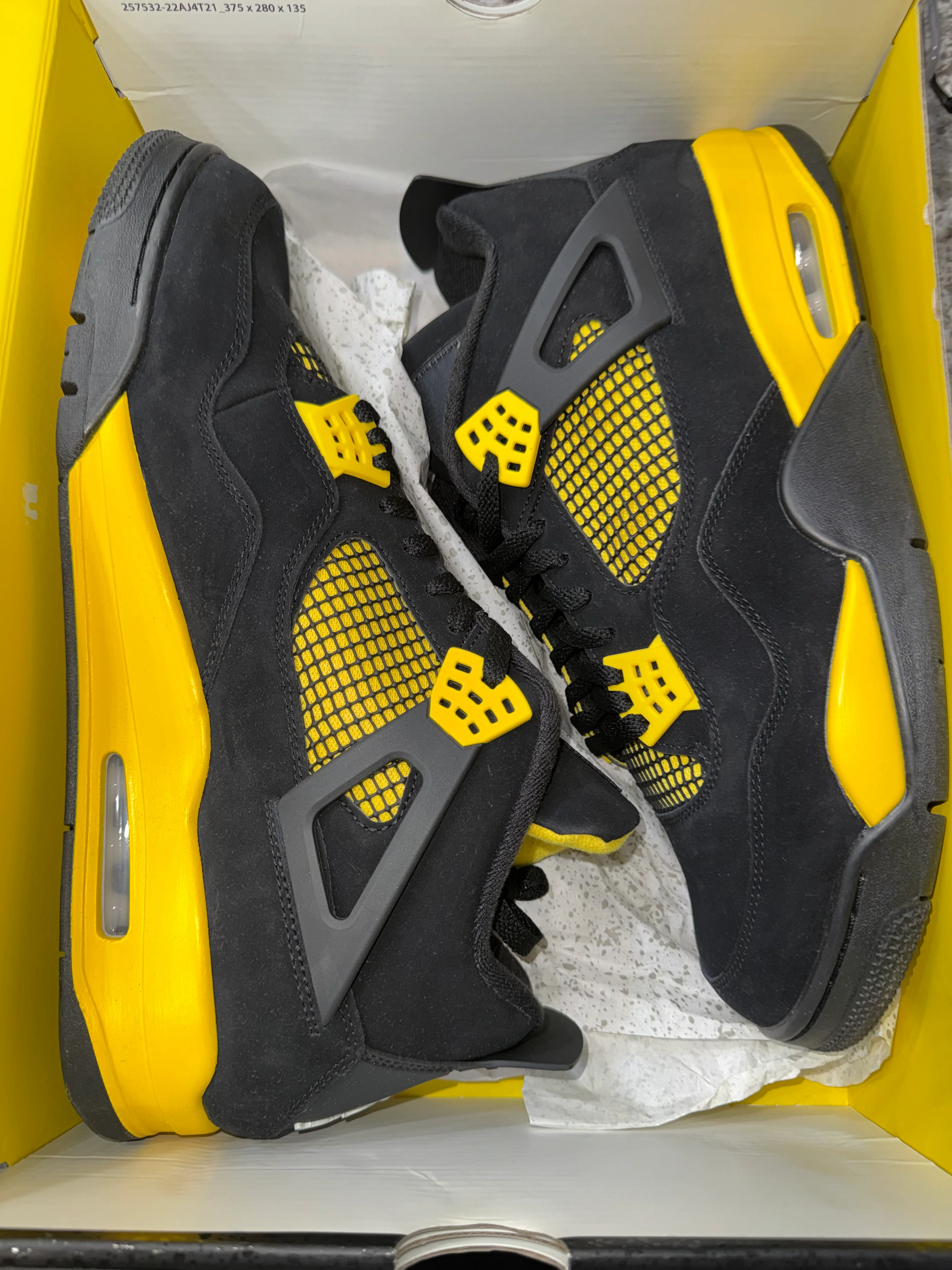 Jordan 4 Retro Thunder (2023)