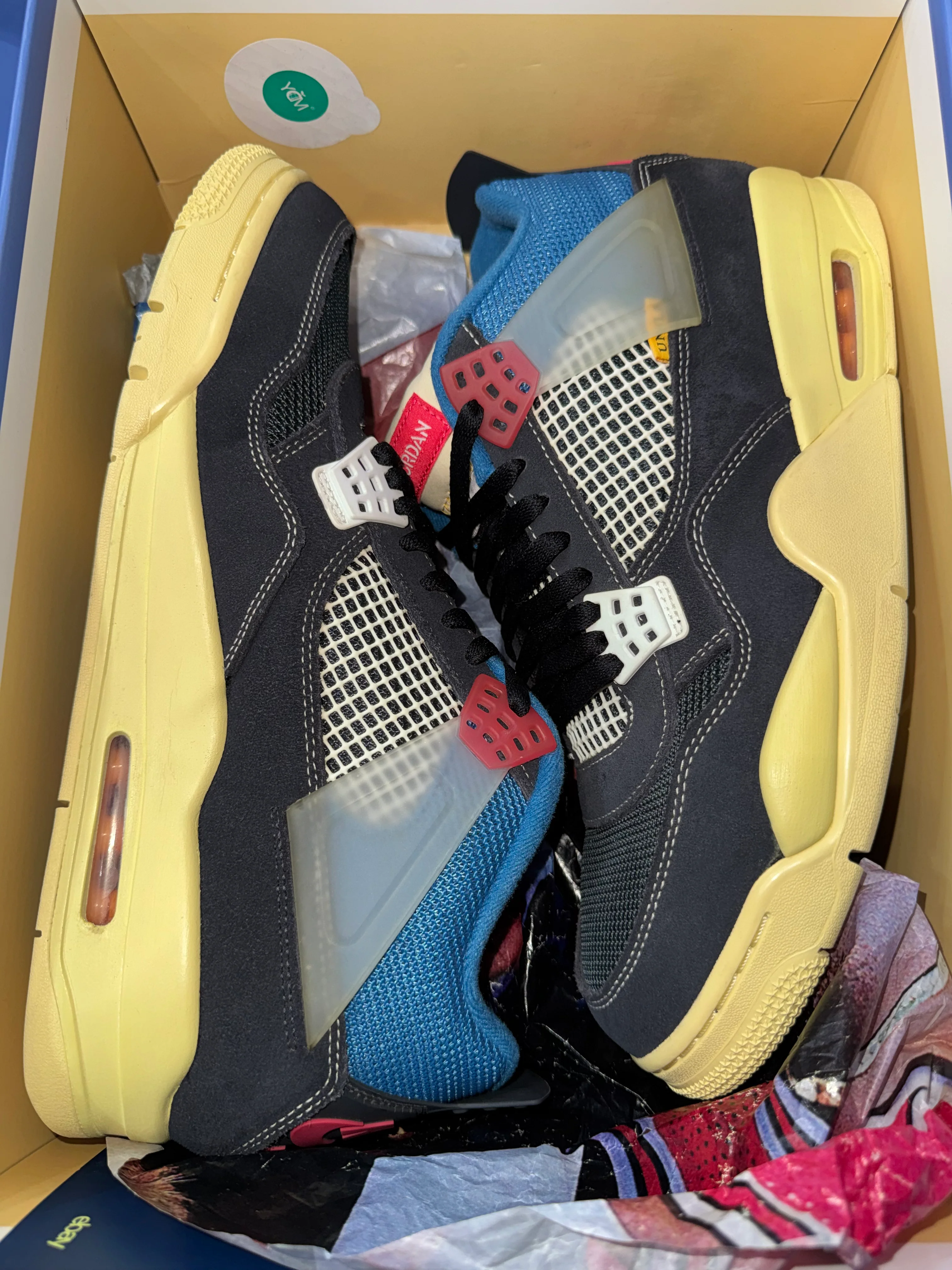 Jordan 4 Retro Union Off Noir - Image 6