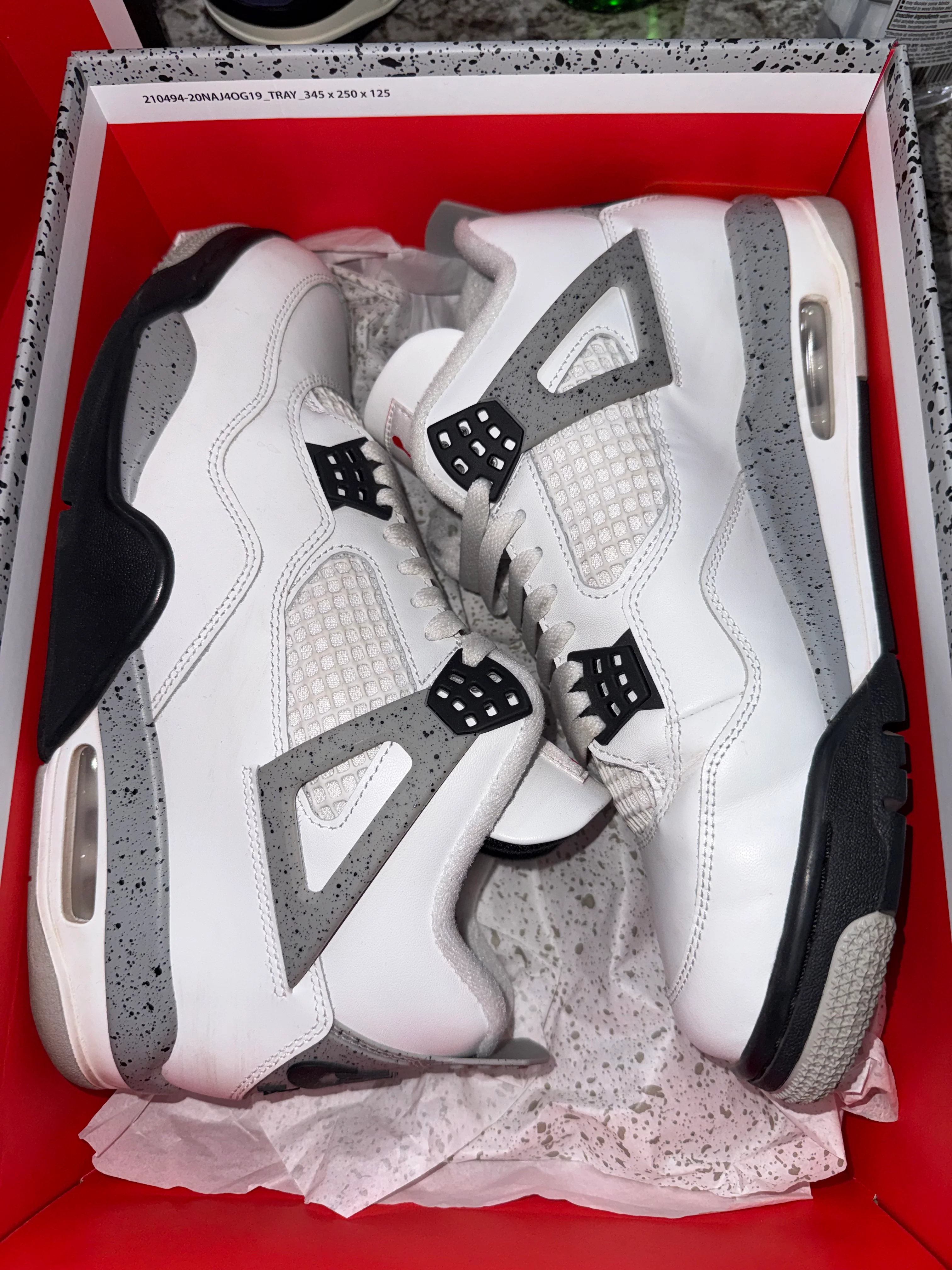 Jordan 4 Retro White Cement (2025) - Image 5