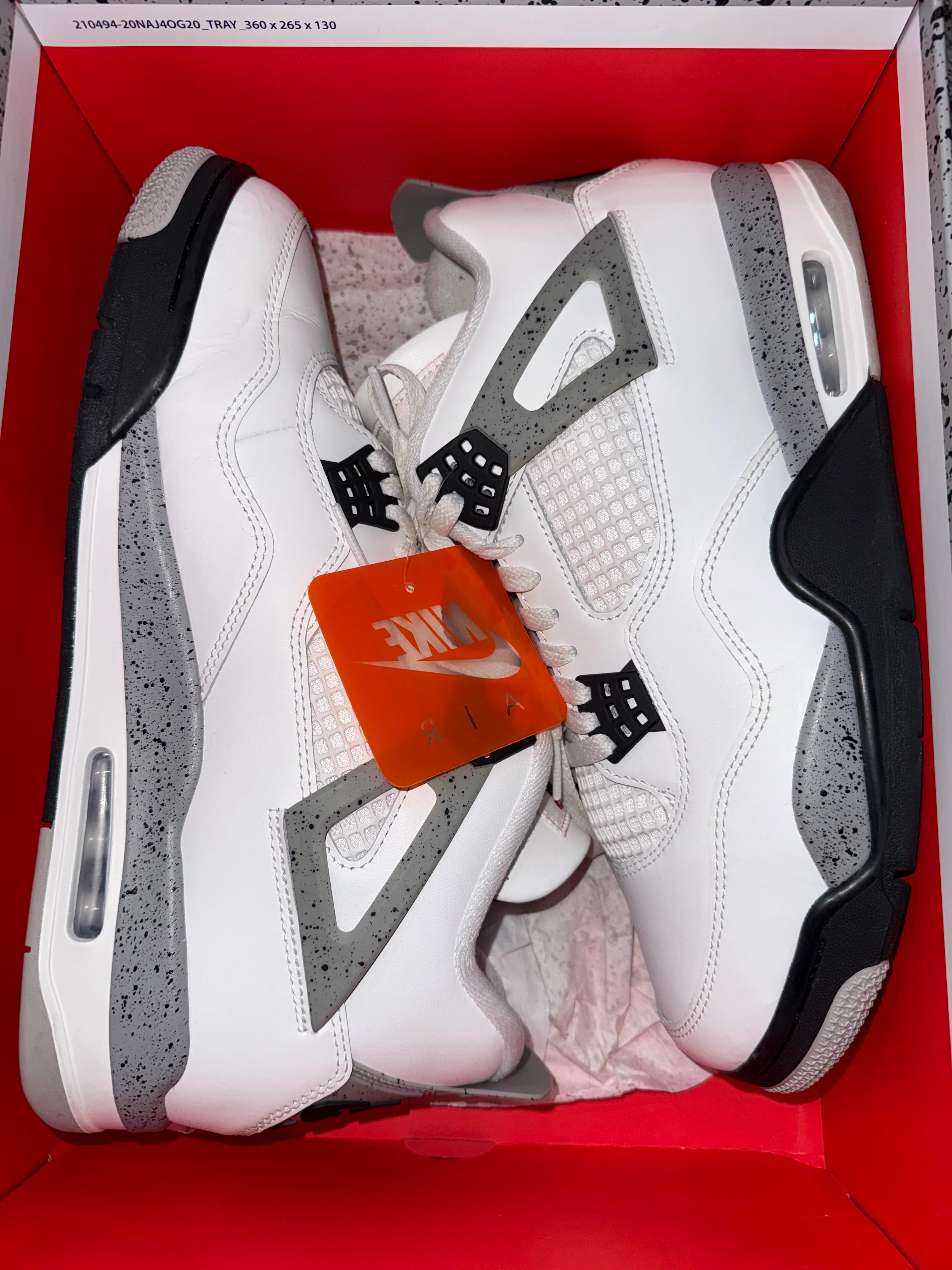 Jordan 4 Retro White Cement (2025) - Image 5