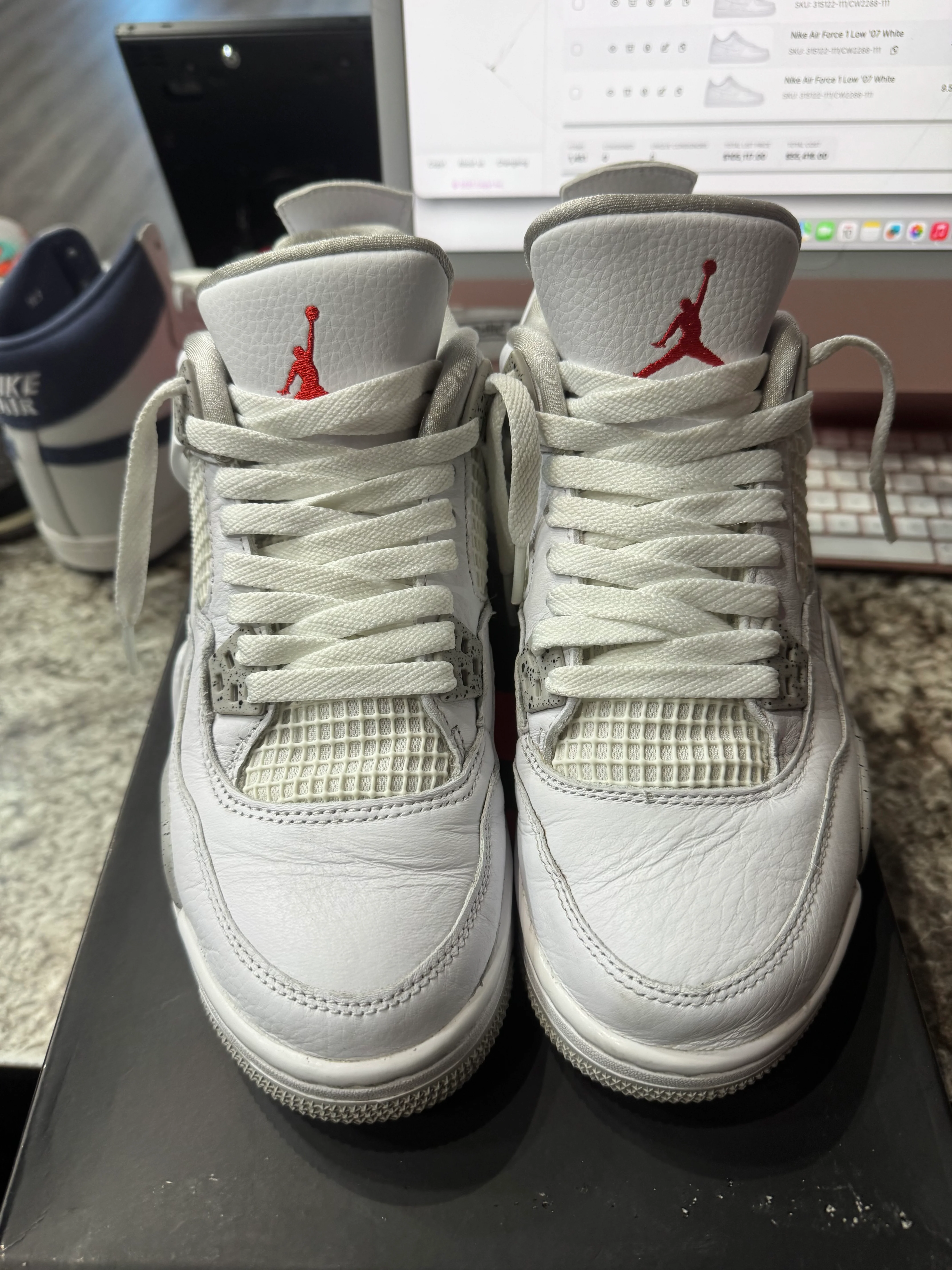 Jordan 4 Retro White Oreo (2021) (GS) - Image 4