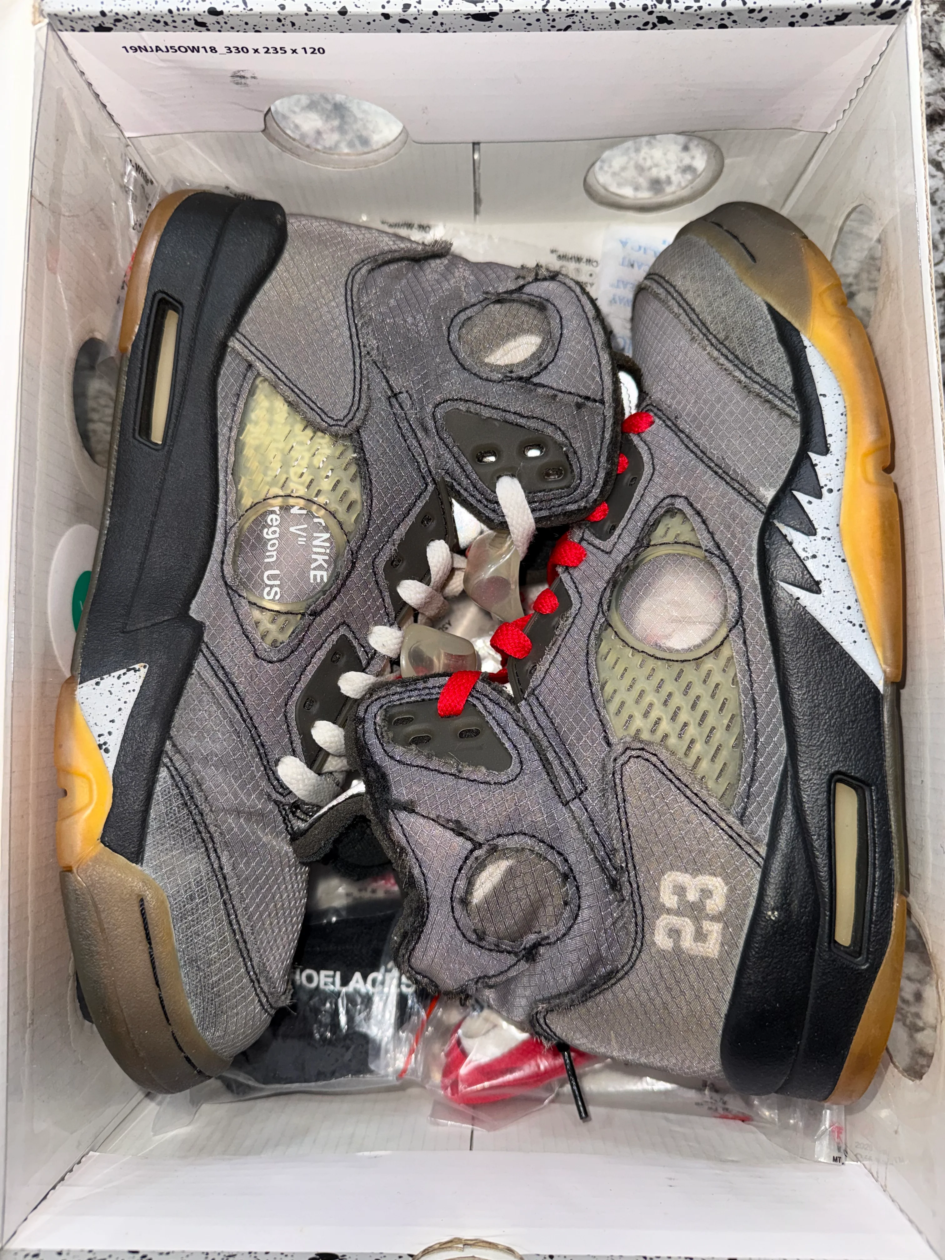 Jordan 5 Retro Off-White Muslin - Image 6