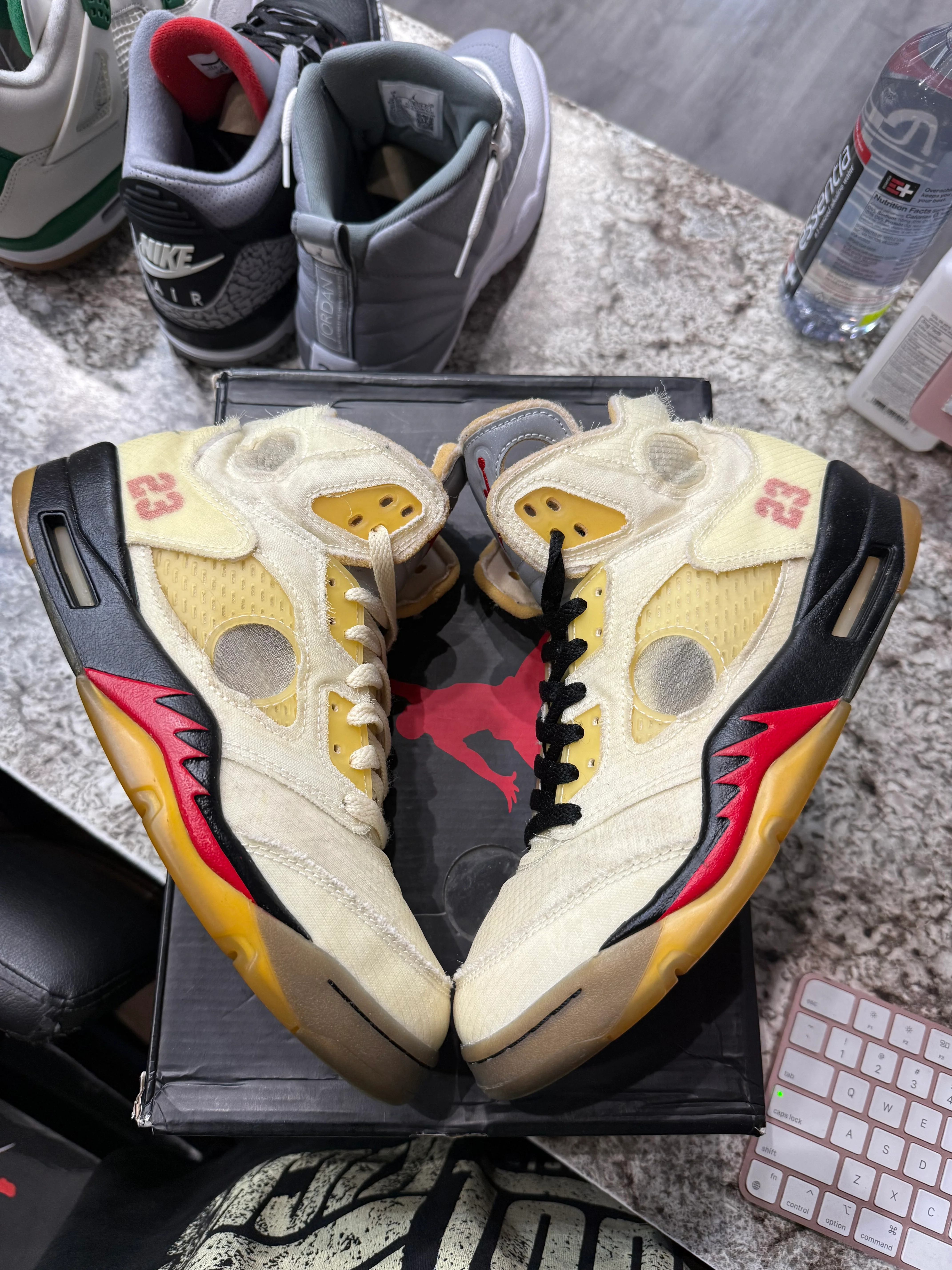 Jordan 5 Retro Off-White Sail - Image 3