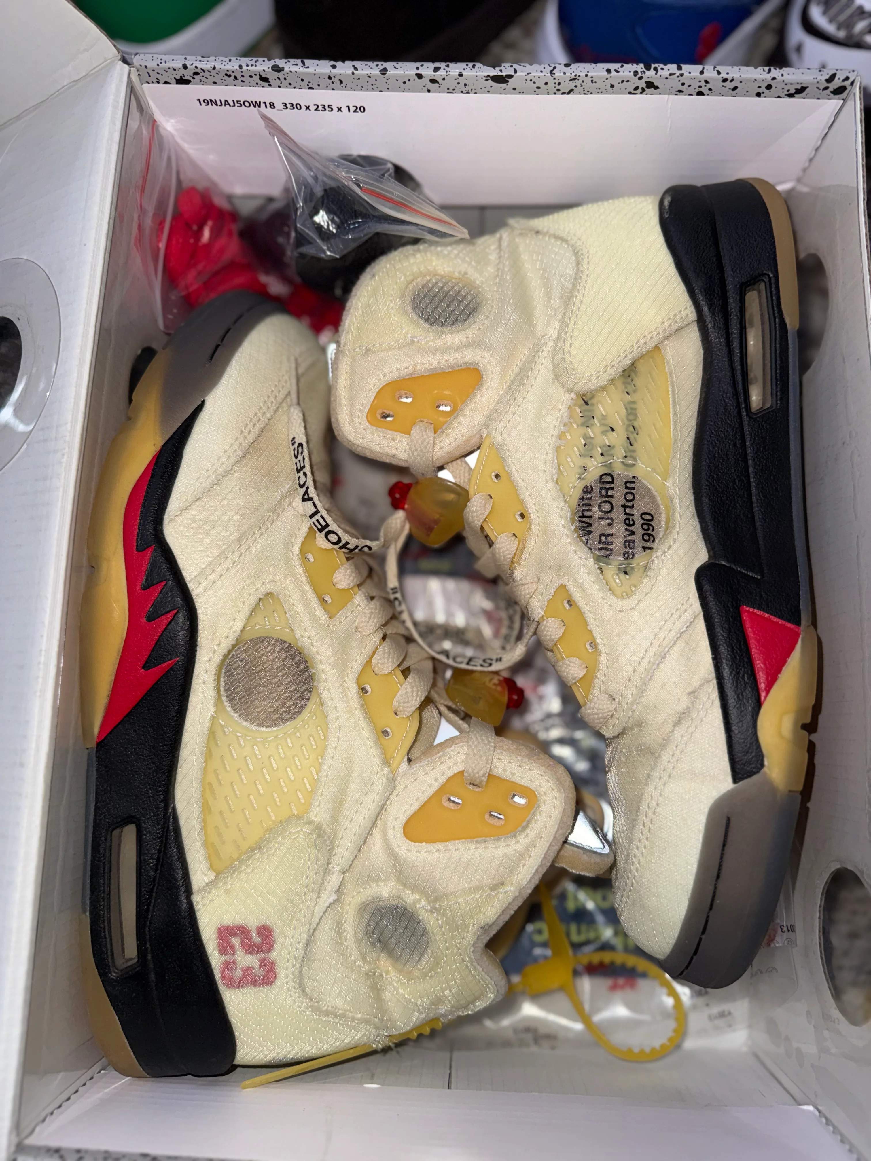 Jordan 5 Retro Off-White Sail - Image 5