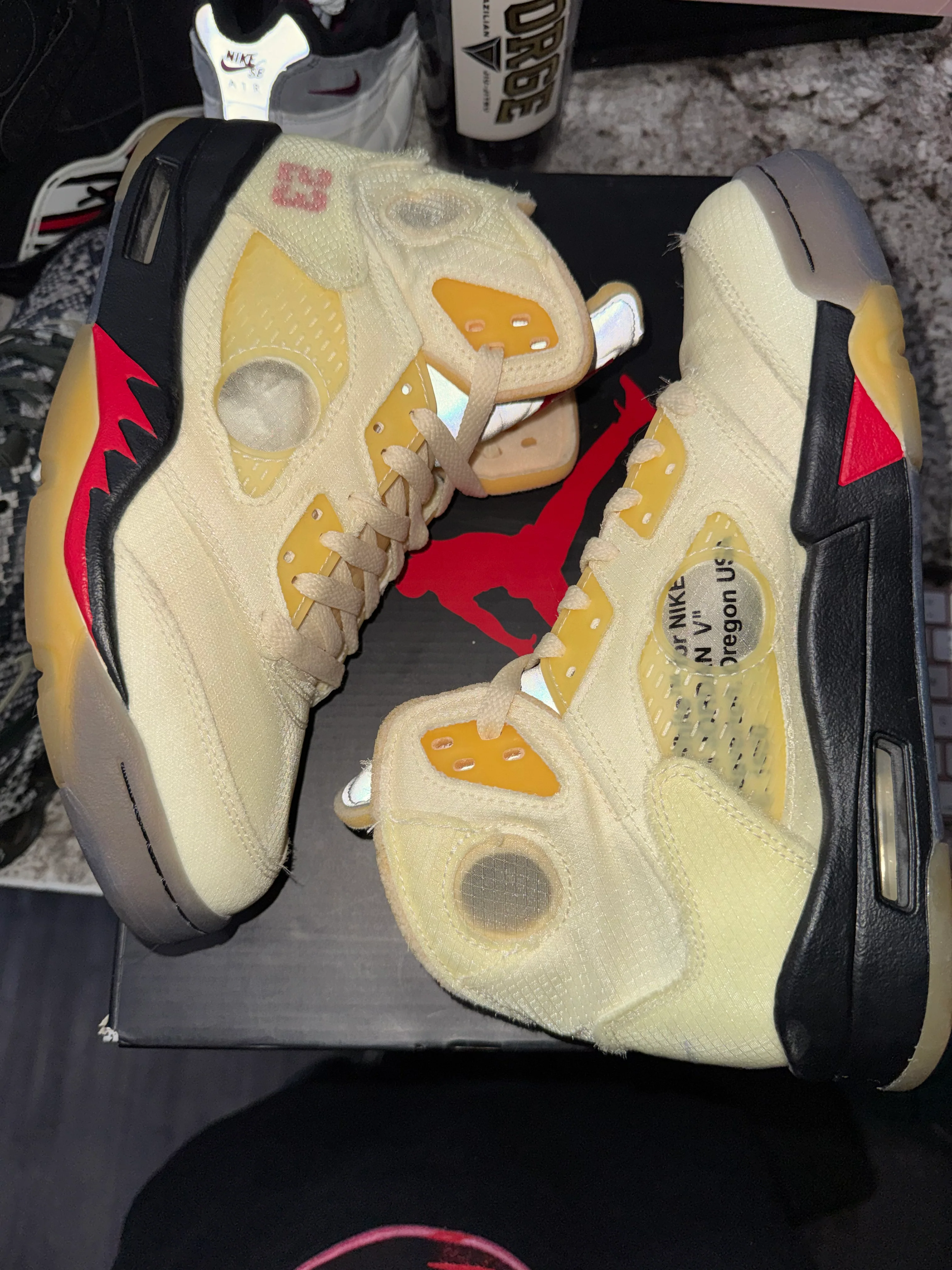 Jordan 5 Retro Off-White Sail - Image 3