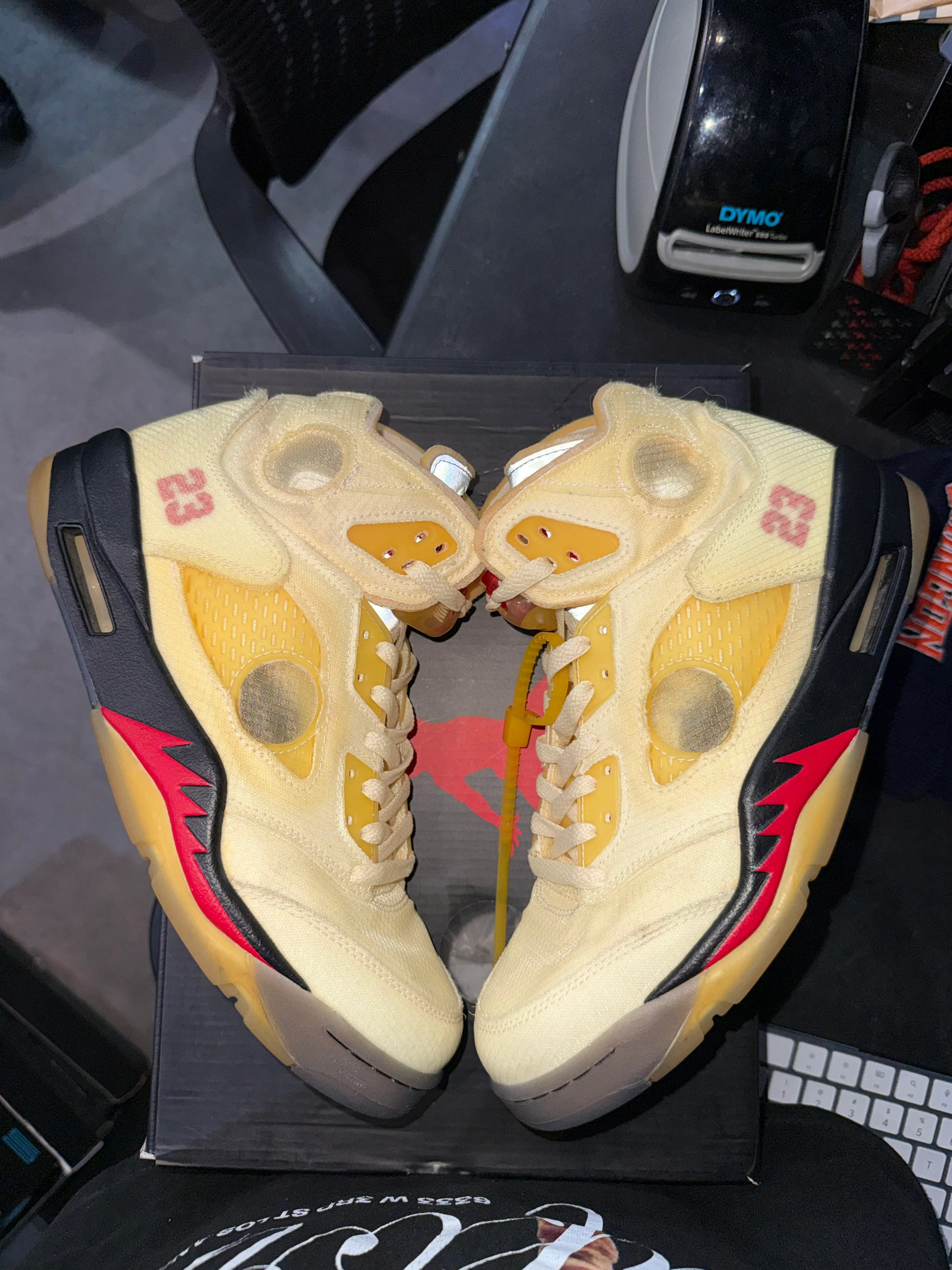 Jordan 5 Retro Off-White Sail - Image 3