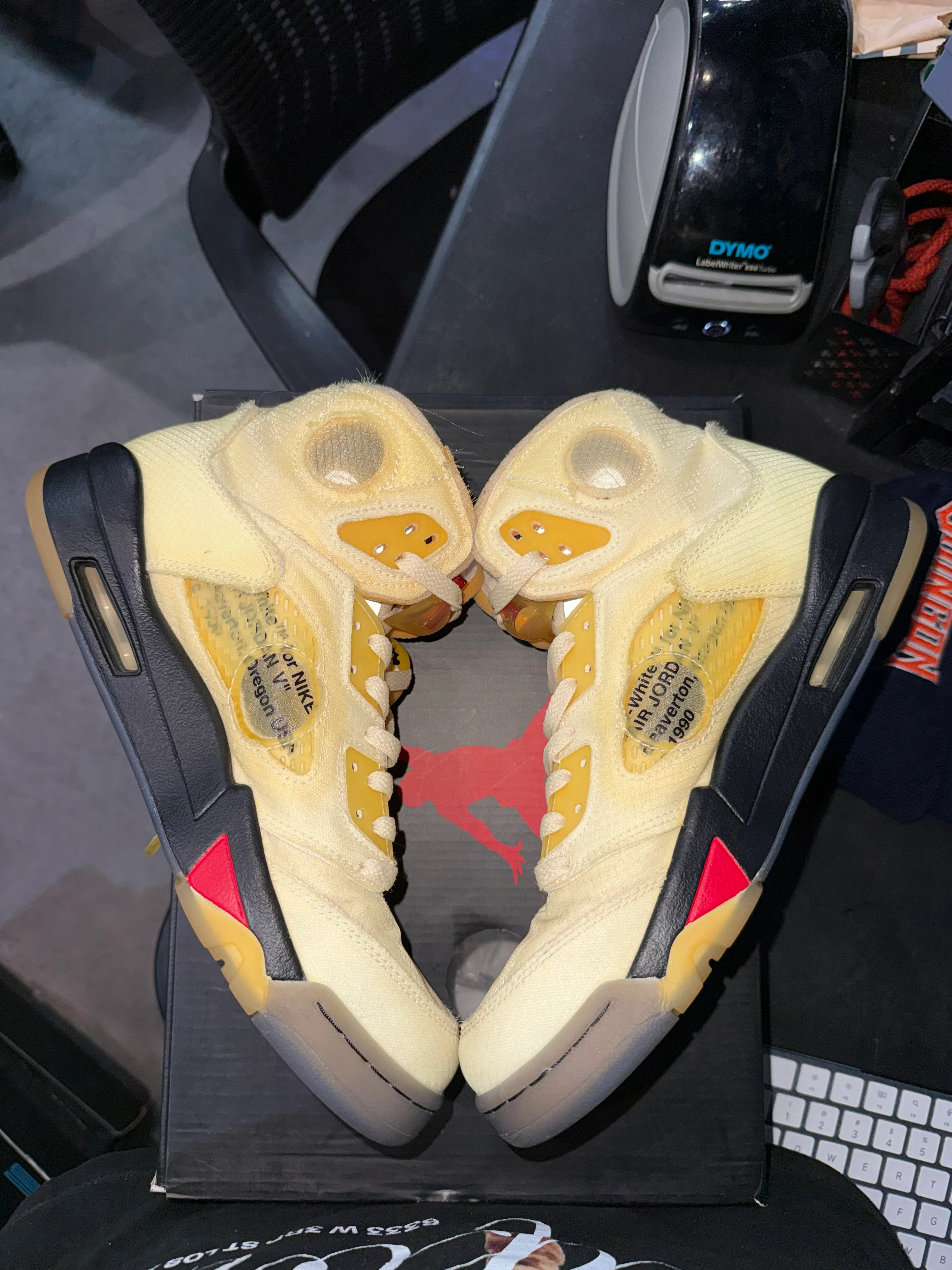Jordan 5 Retro Off-White Sail - Image 4