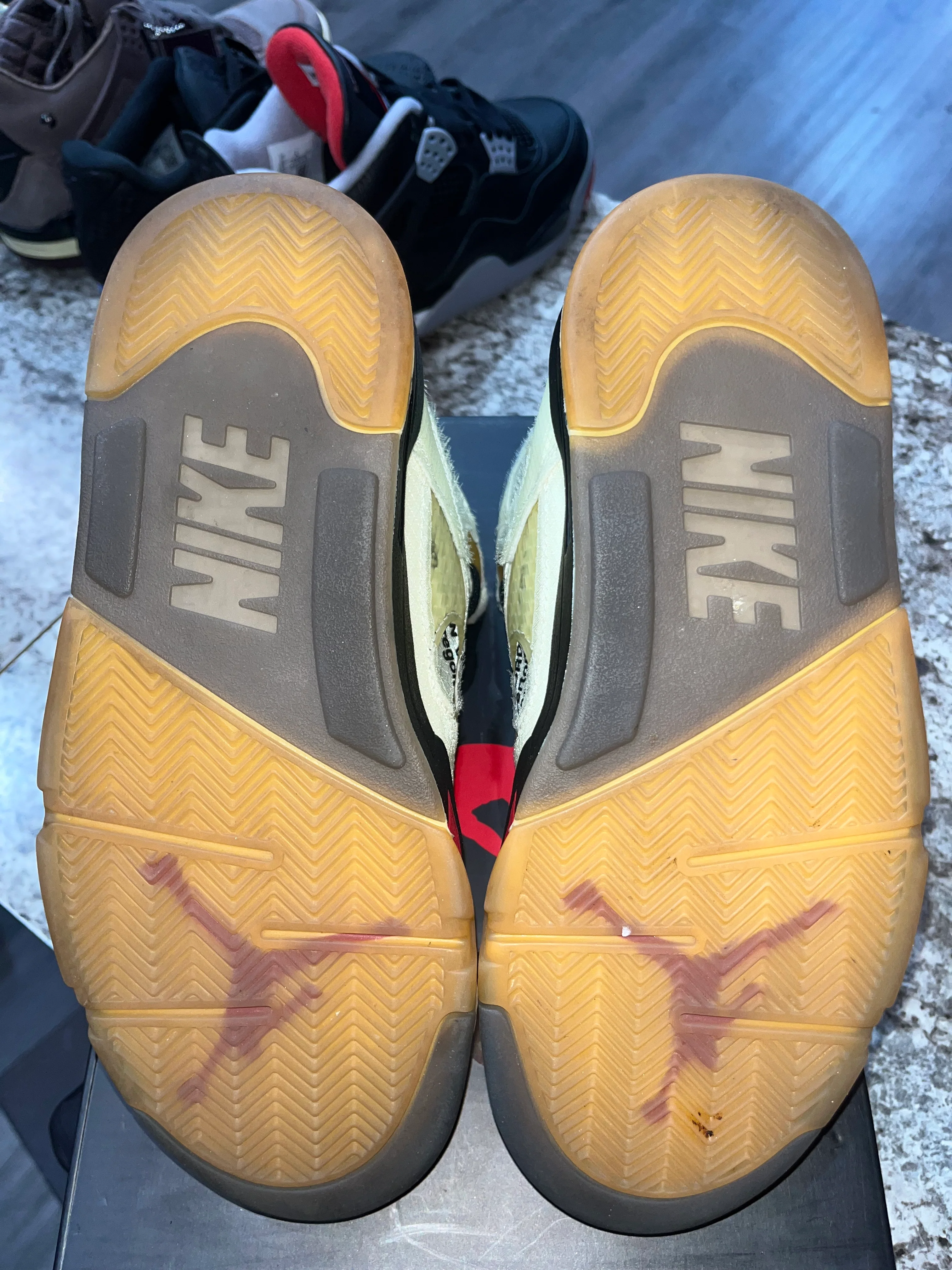 Jordan 5 Retro Off-White Sail - Image 4