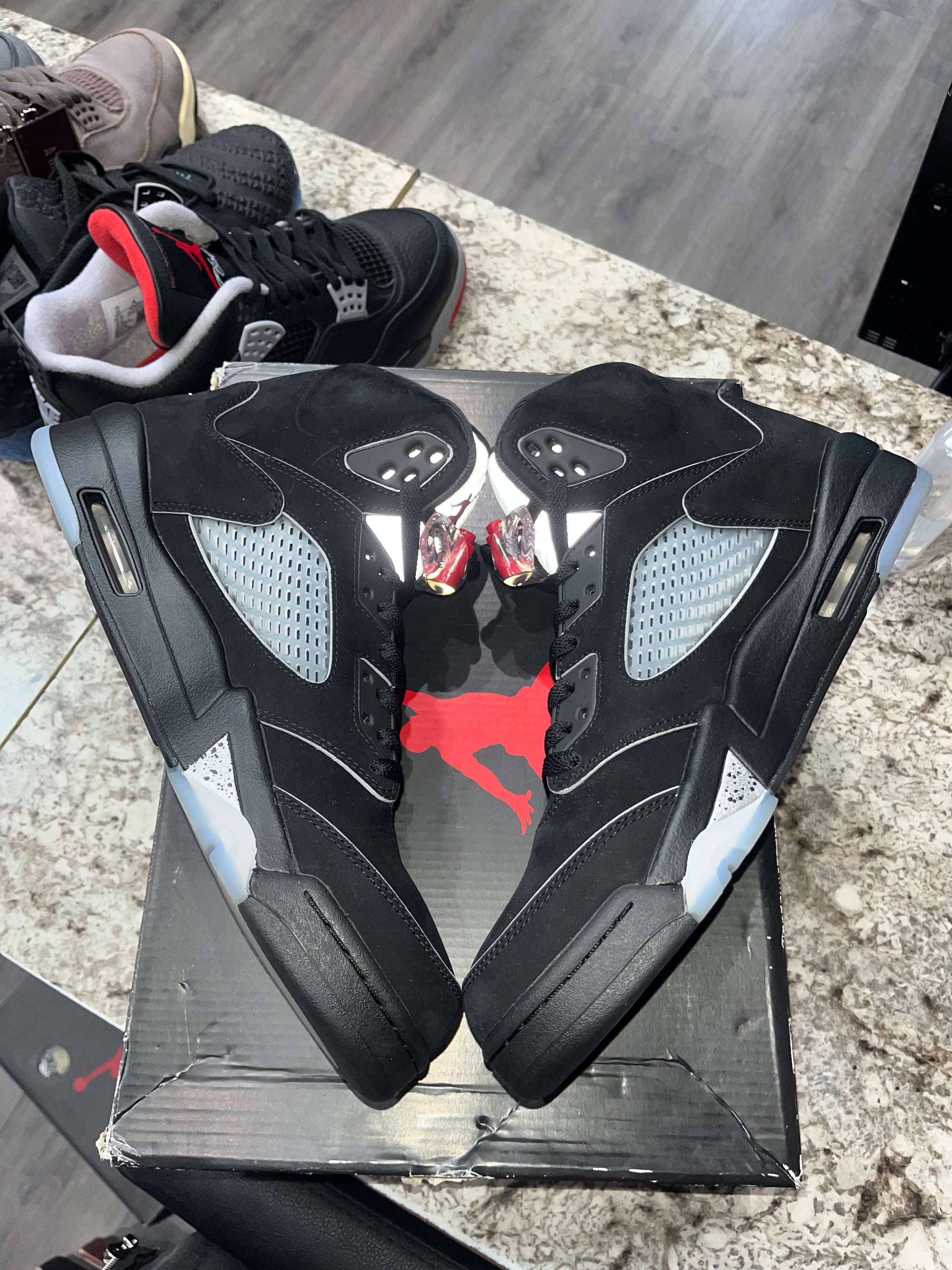 Jordan 5 Retro OG Black Metallic Reimagined - Image 3