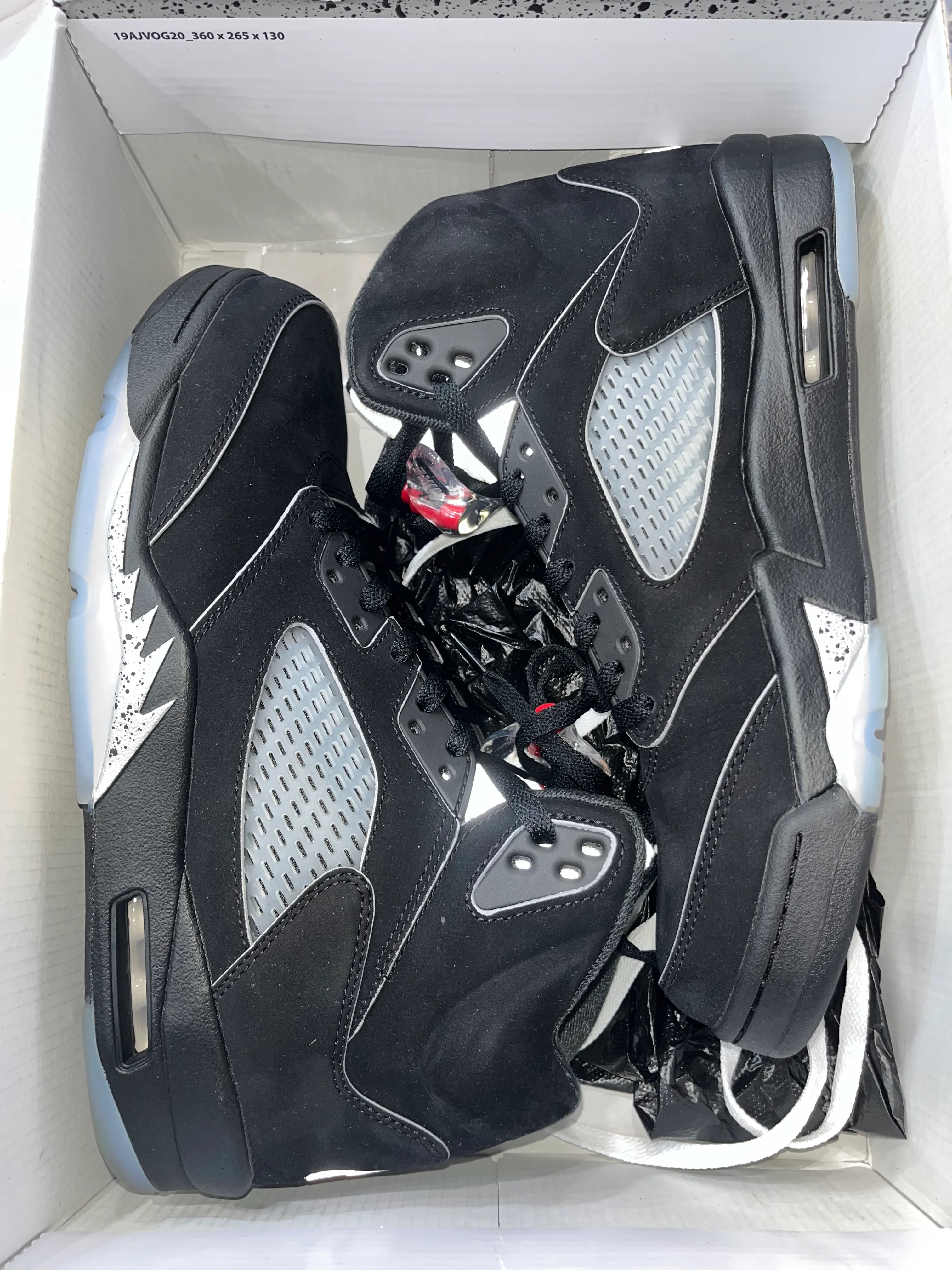 Jordan 5 Retro OG Black Metallic Reimagined - Image 5