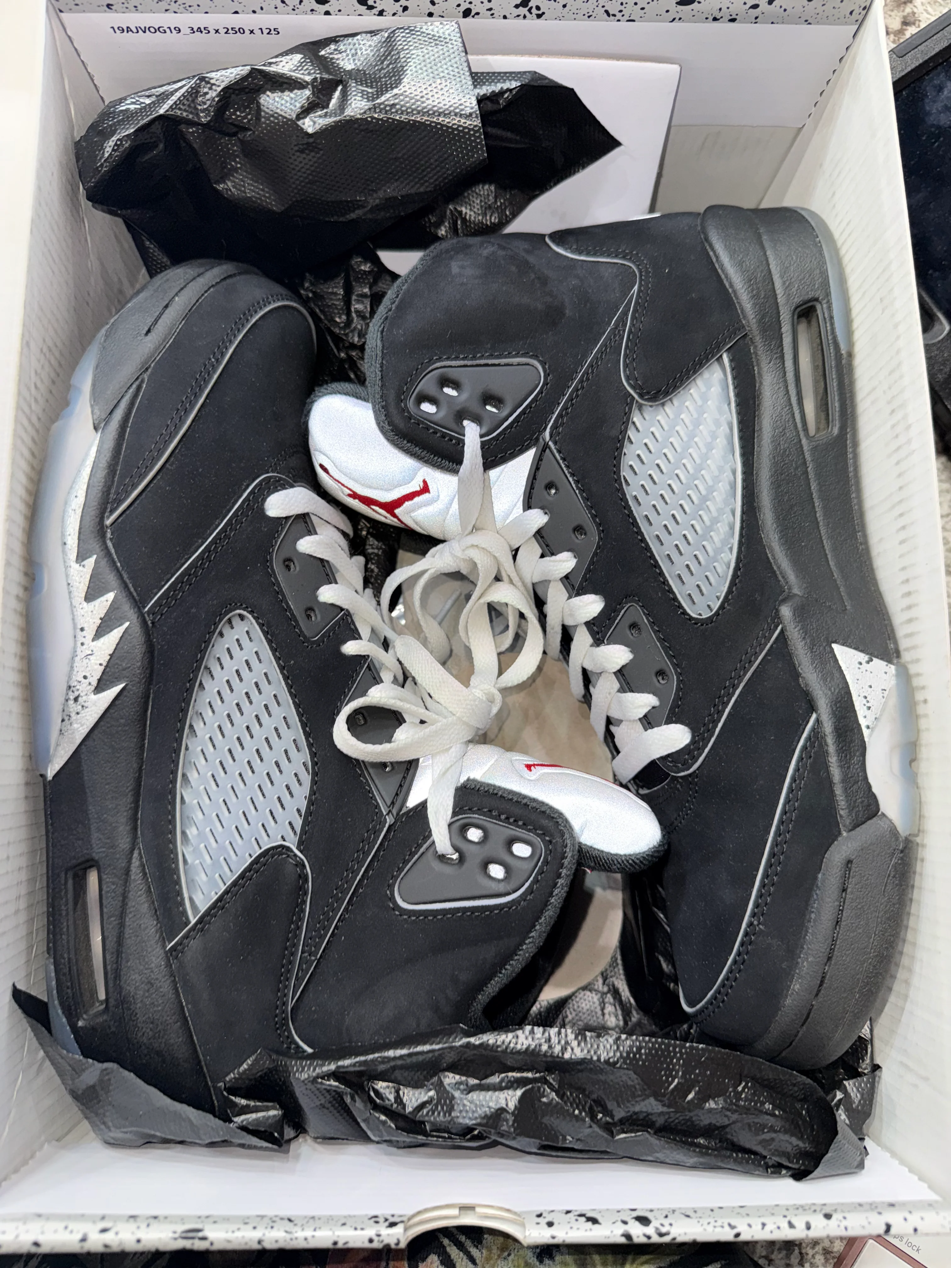 Jordan 5 Retro OG Black Metallic Reimagined - Image 5