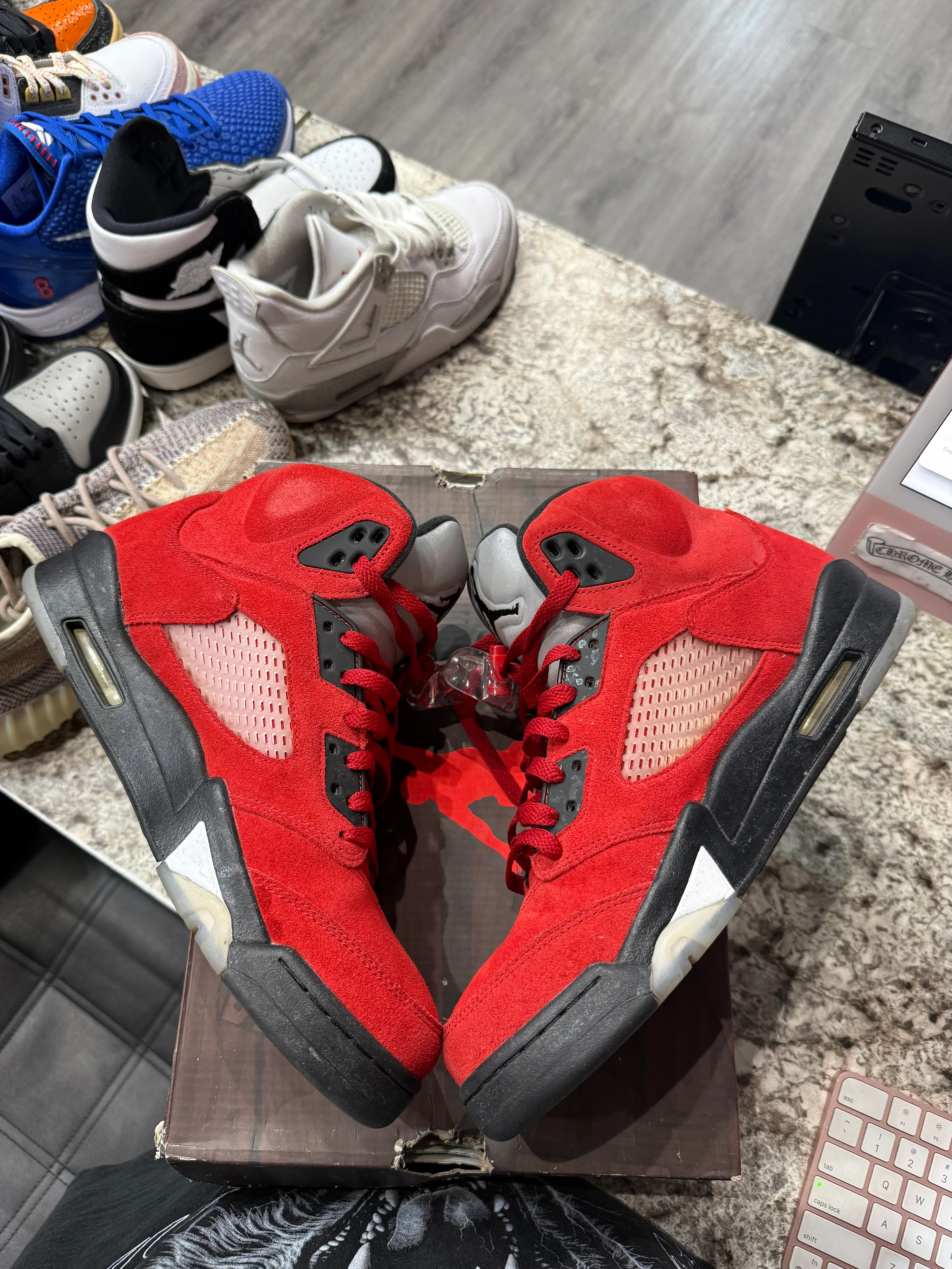 Jordan 5 Retro Raging Bull Red (2021) - Image 4