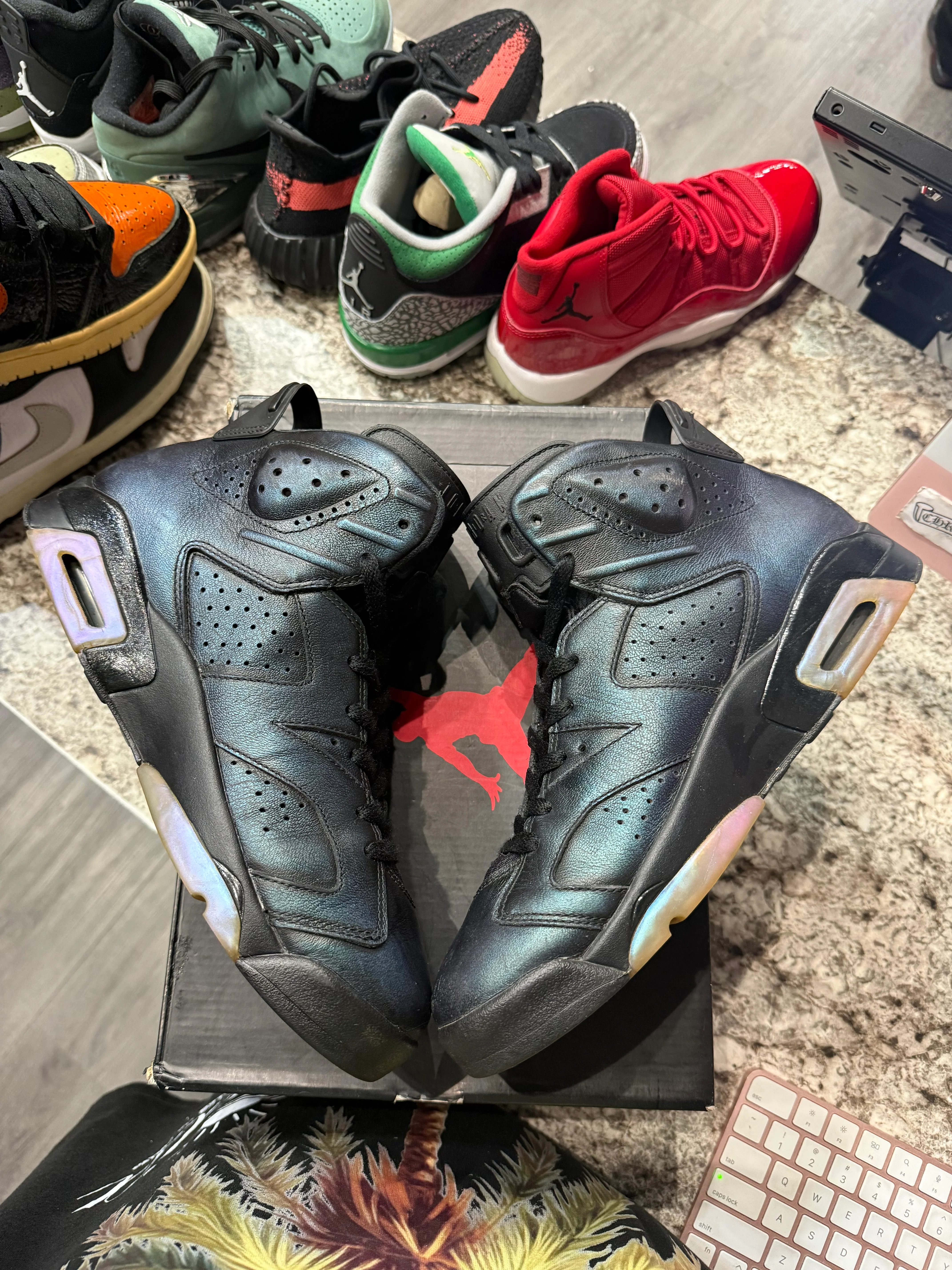Jordan 6 Retro All-Star Chameleon (2017) - Image 4