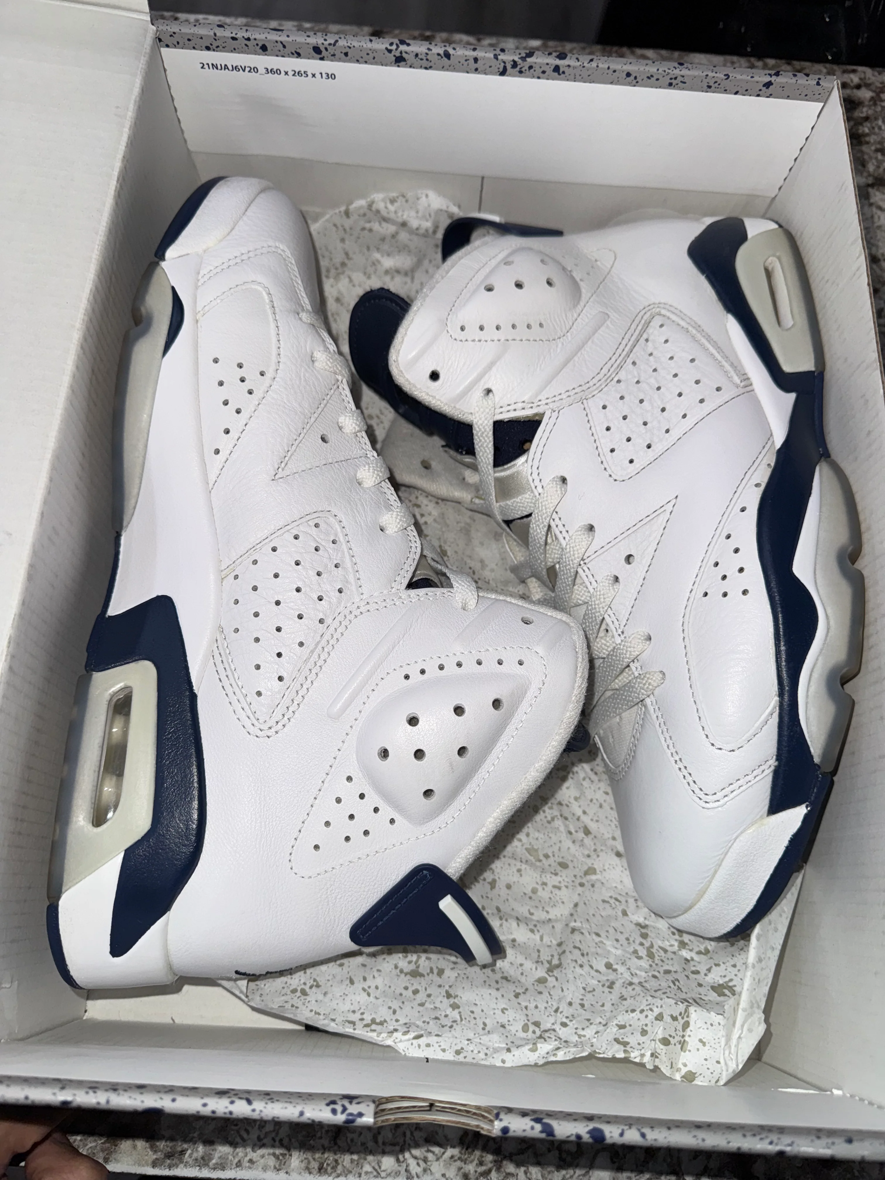 Jordan 6 Retro Midnight Navy (2022) - Image 6