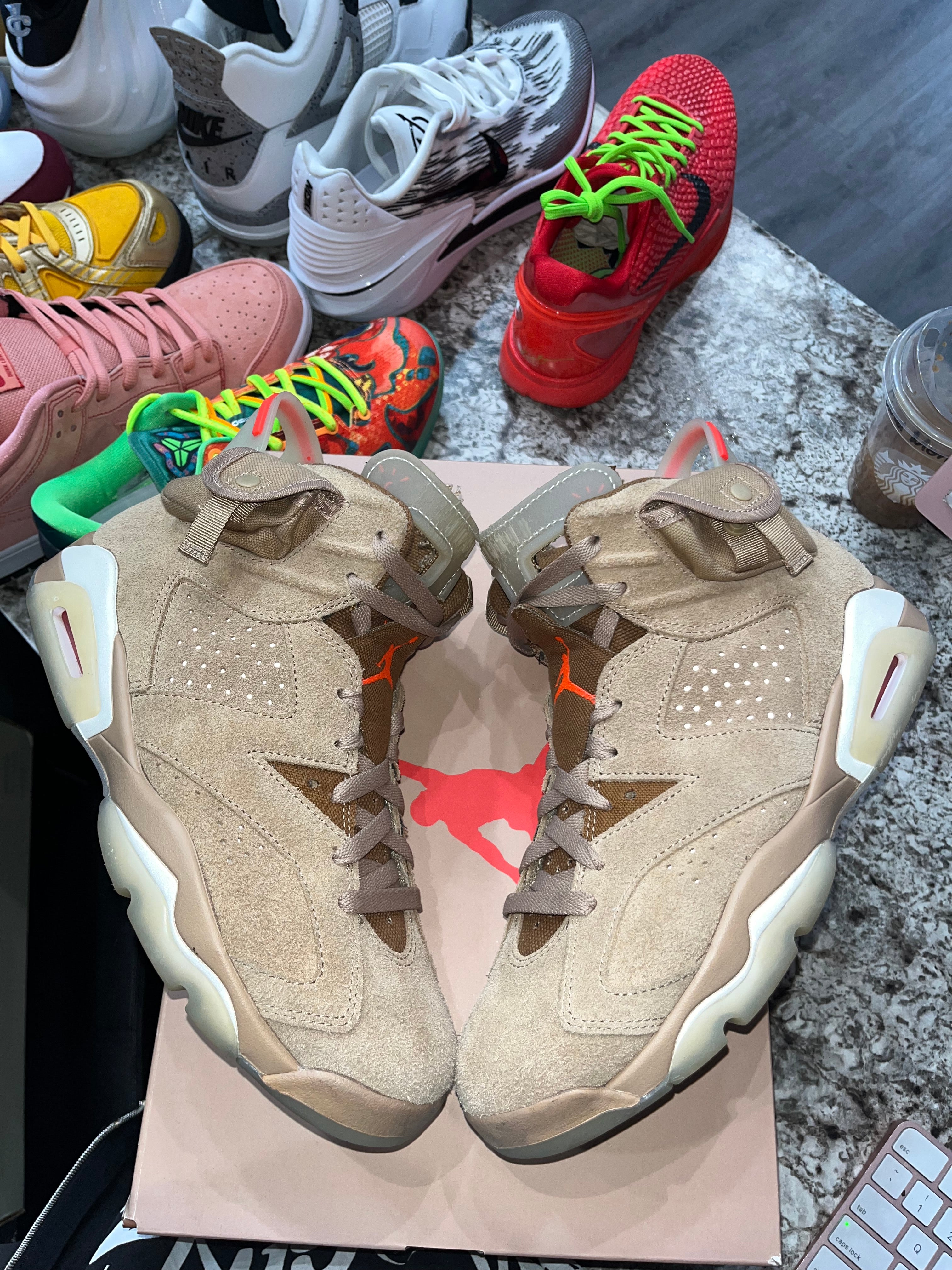 Jordan 6 Retro Travis Scott British Khaki - Image 3