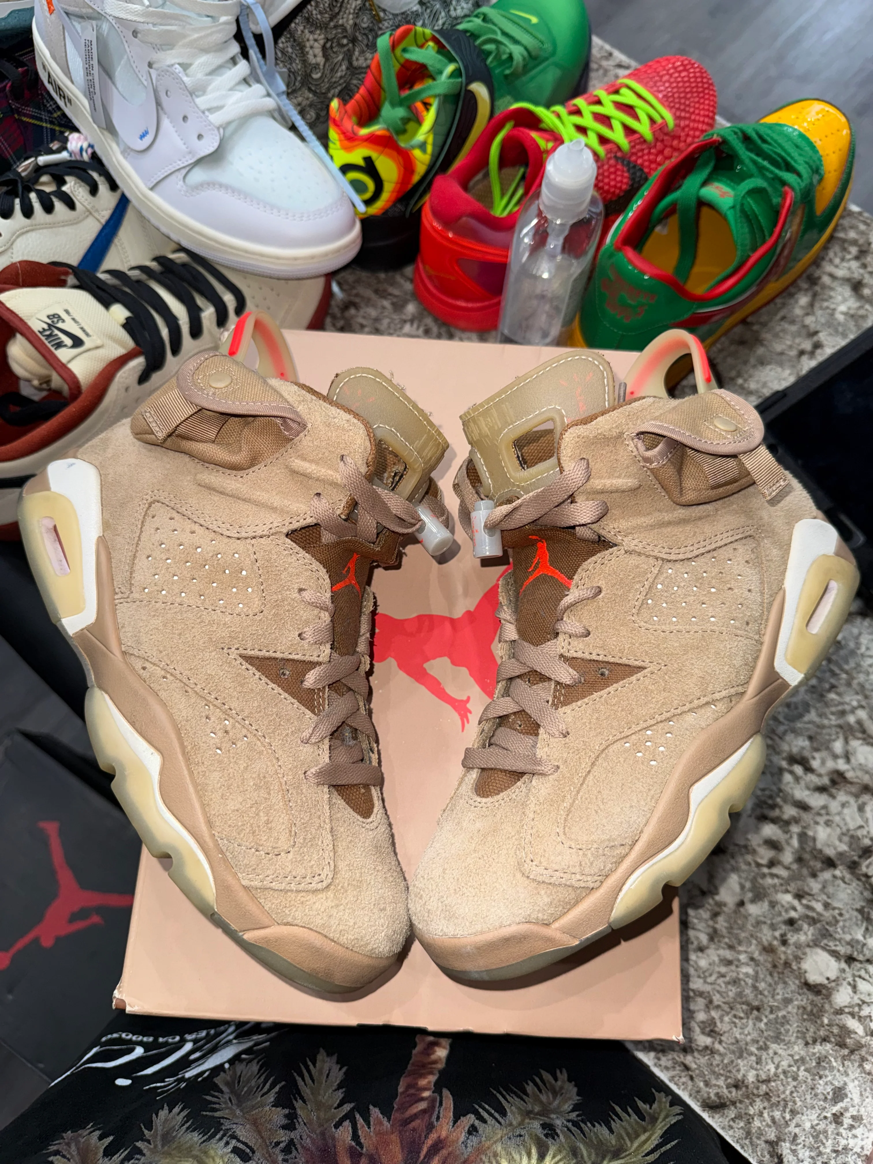 Jordan 6 Retro Travis Scott British Khaki - Image 2
