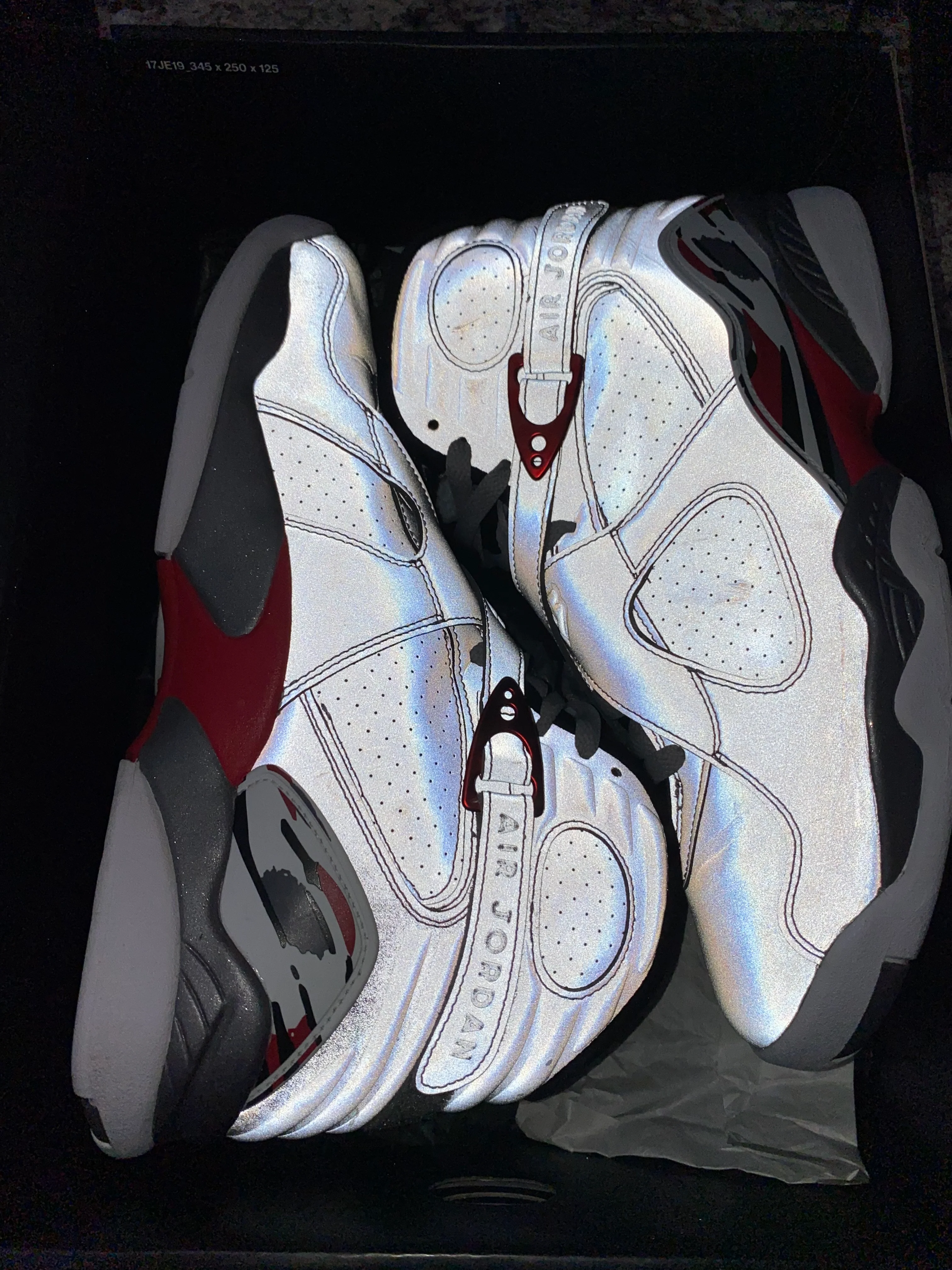 Jordan 8 Retro Reflections of a Champion (DAMAGED BOX) - Image 3